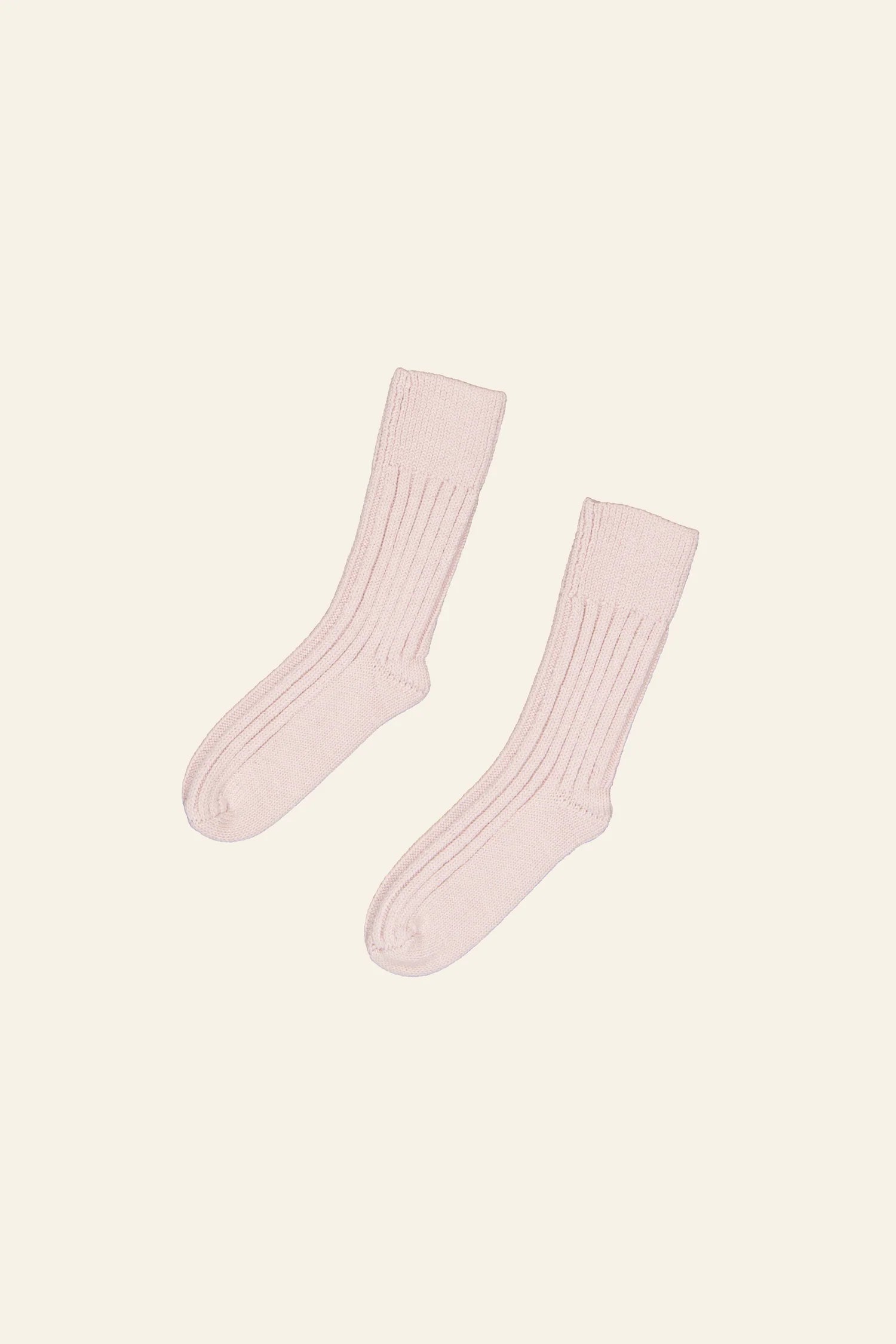 illoura the label knit socks - dusty pink
