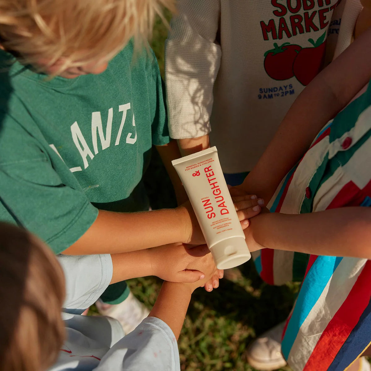 sun & daughter spf50+ mineral sunscreen - babies & kids