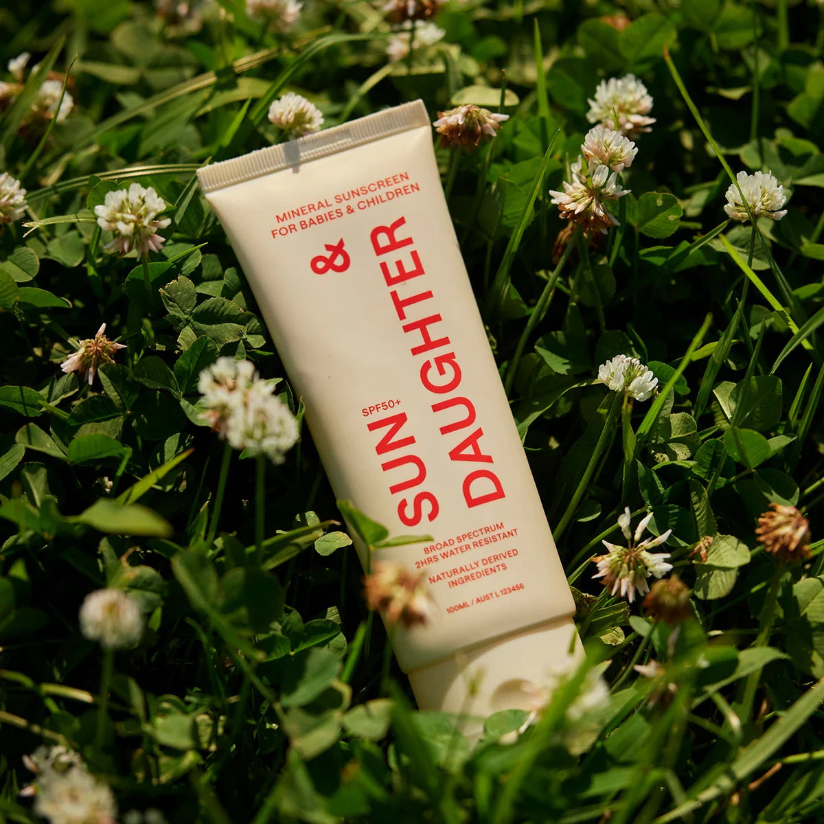 sun & daughter spf50+ mineral sunscreen - babies & kids