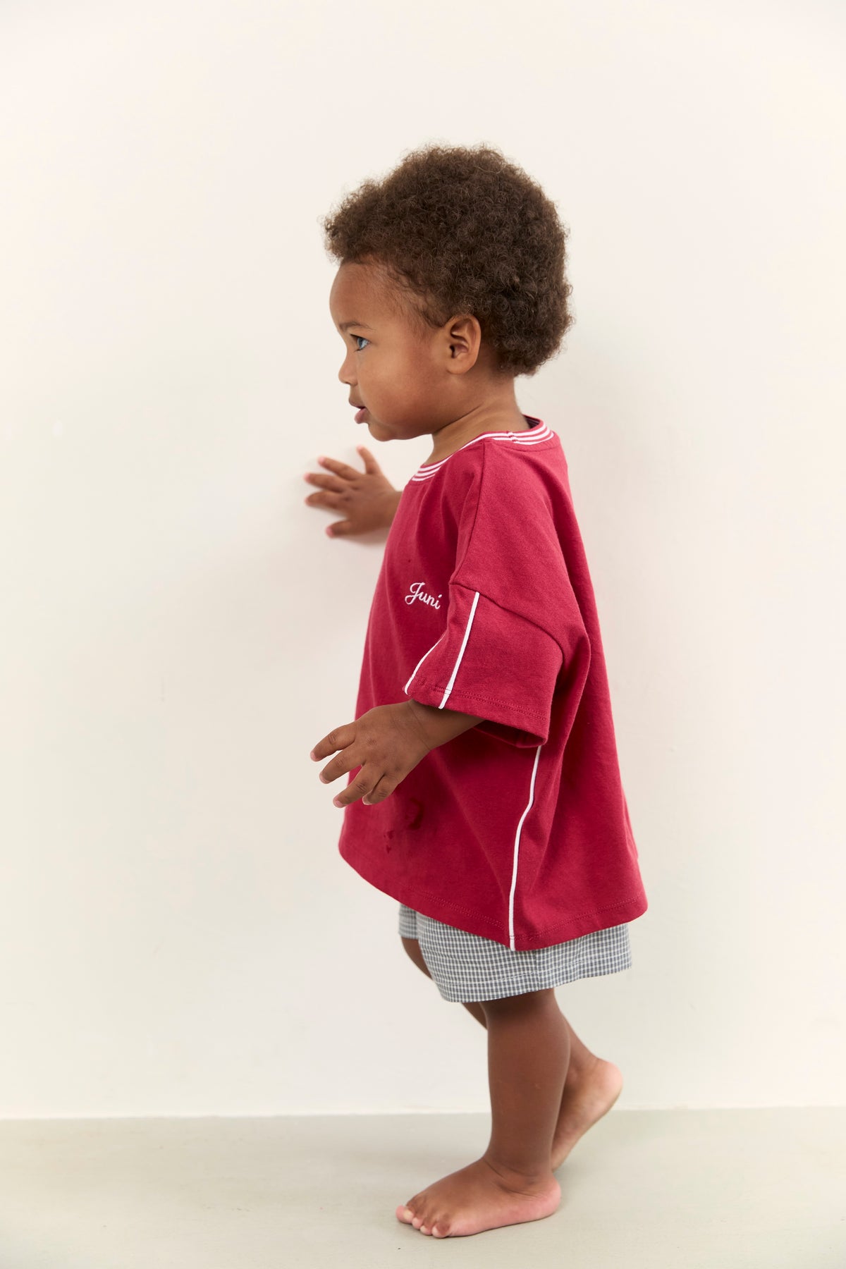juni jnr austin tee - vintage red