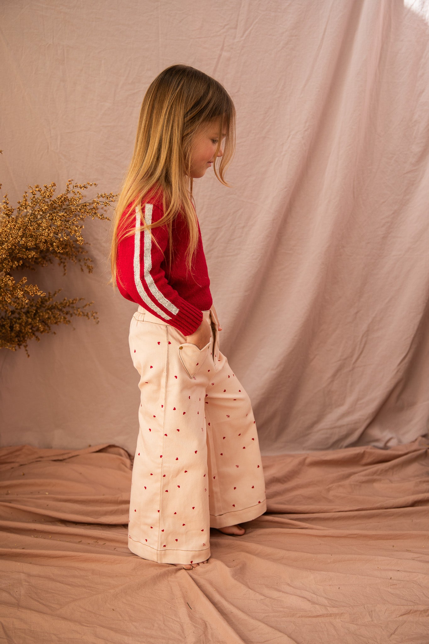 pearson & pearson penelope pants - cookie dough love bug