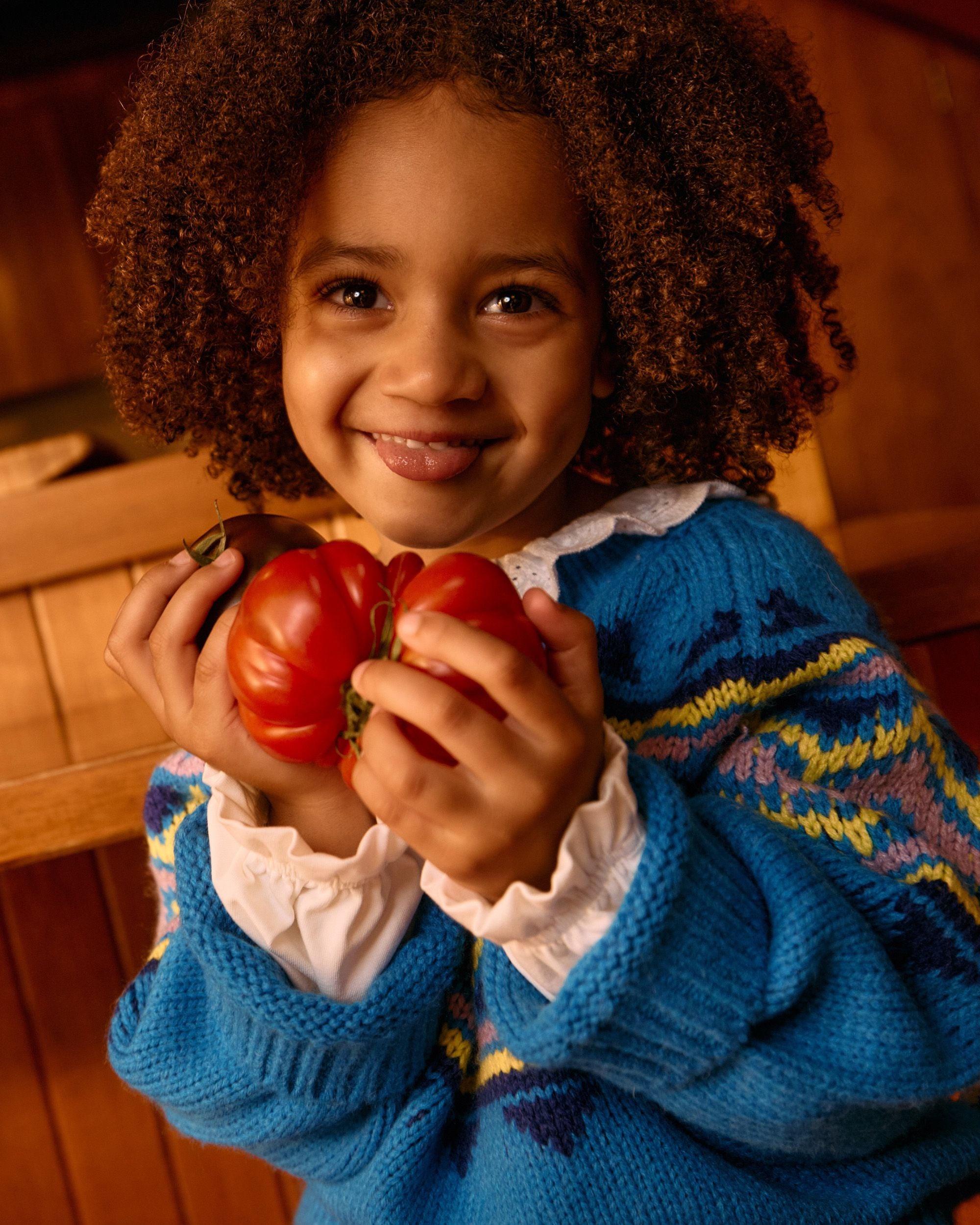 goldie + ace apres ski knit jumper