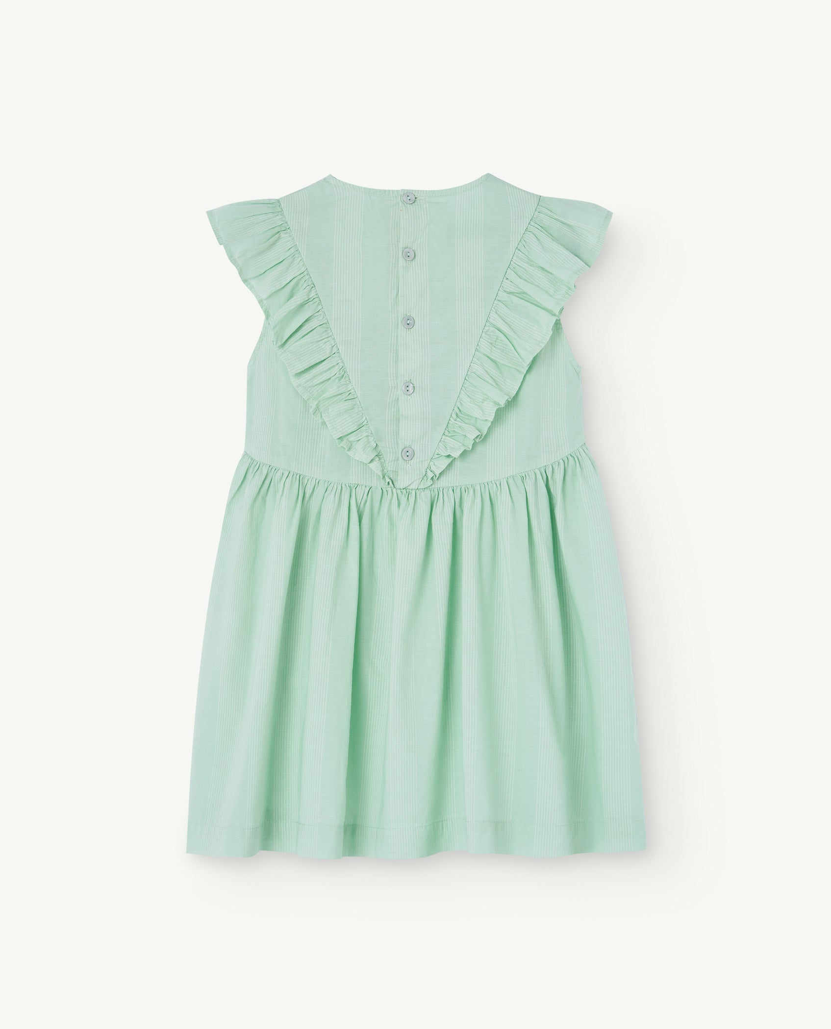 the animals observatory kids giraffe dress - turquoise