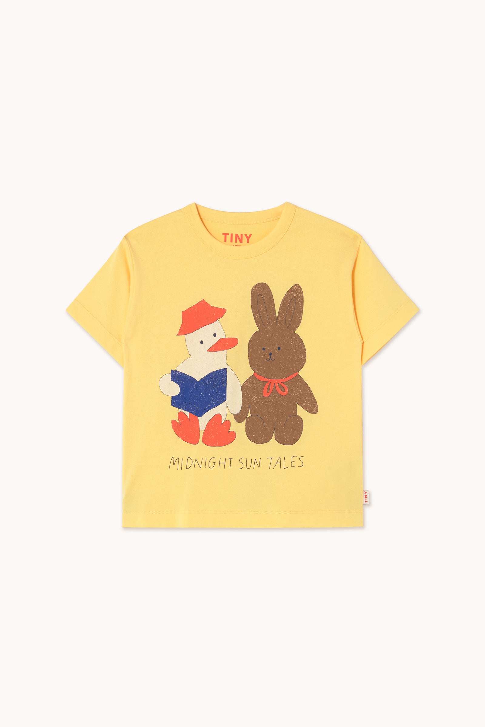 tiny cottons readers graphic tee - mellow yellow