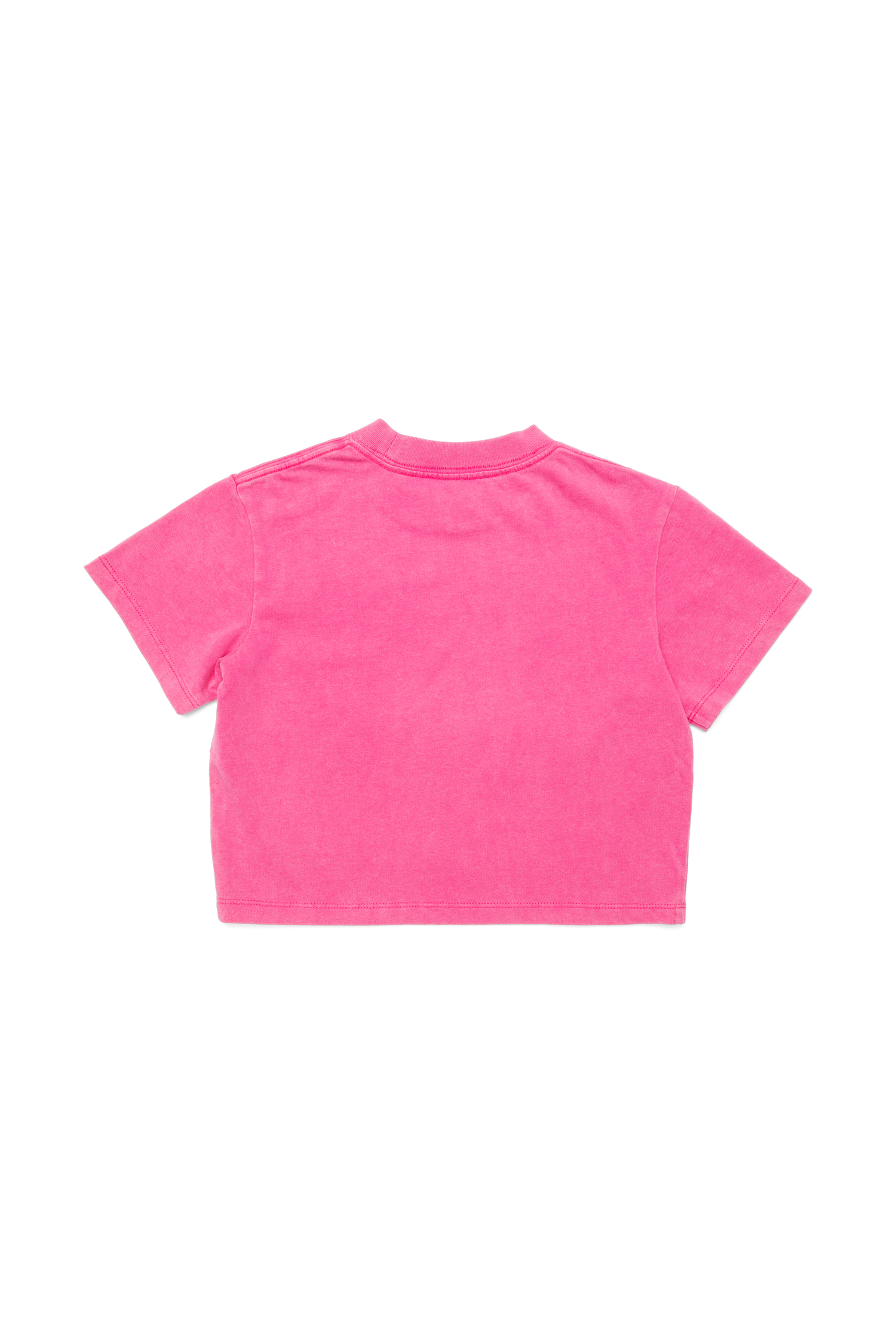 sunday siblings sunday tee - acid wash dark pink