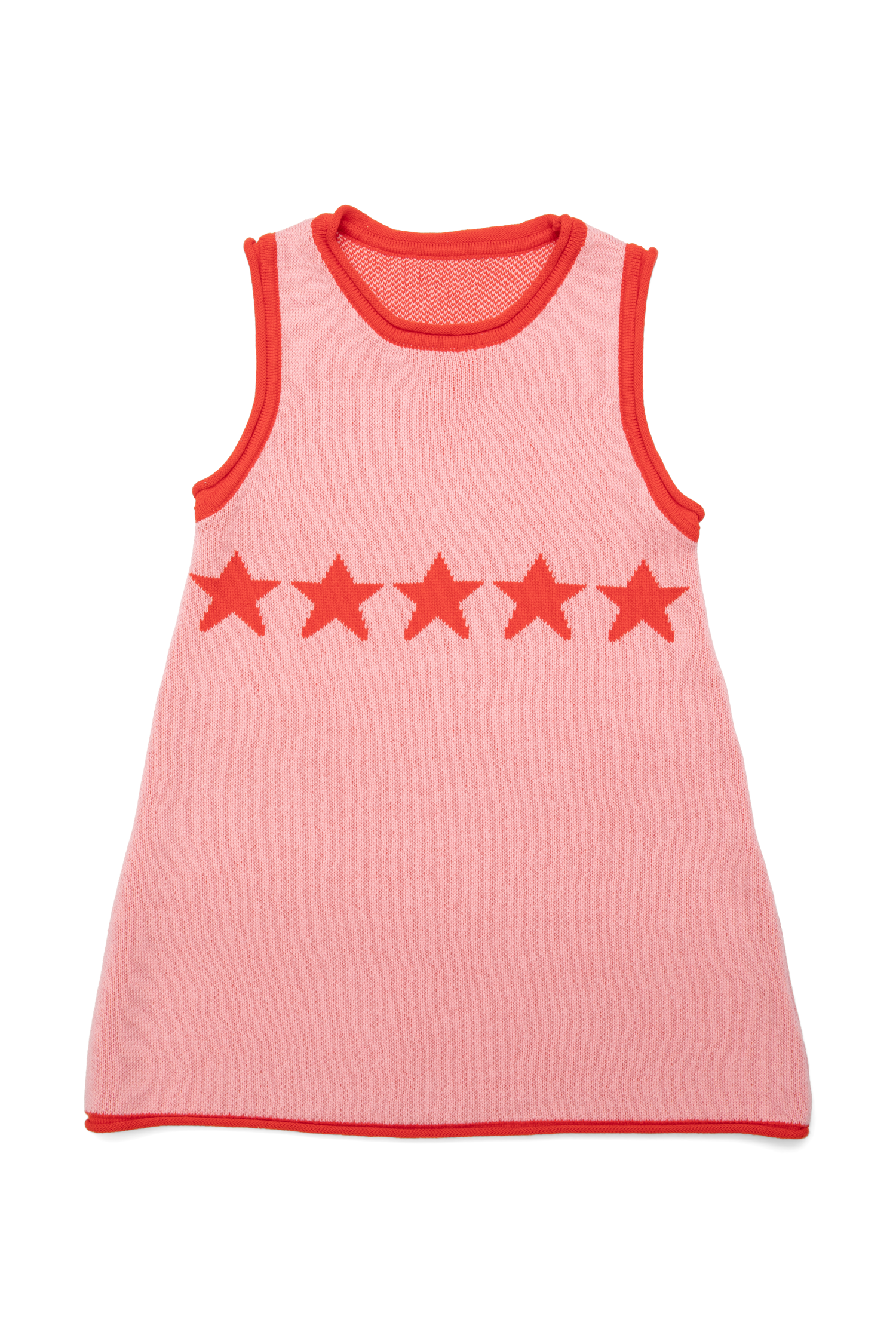 sunday siblings stars align dress - pink + red