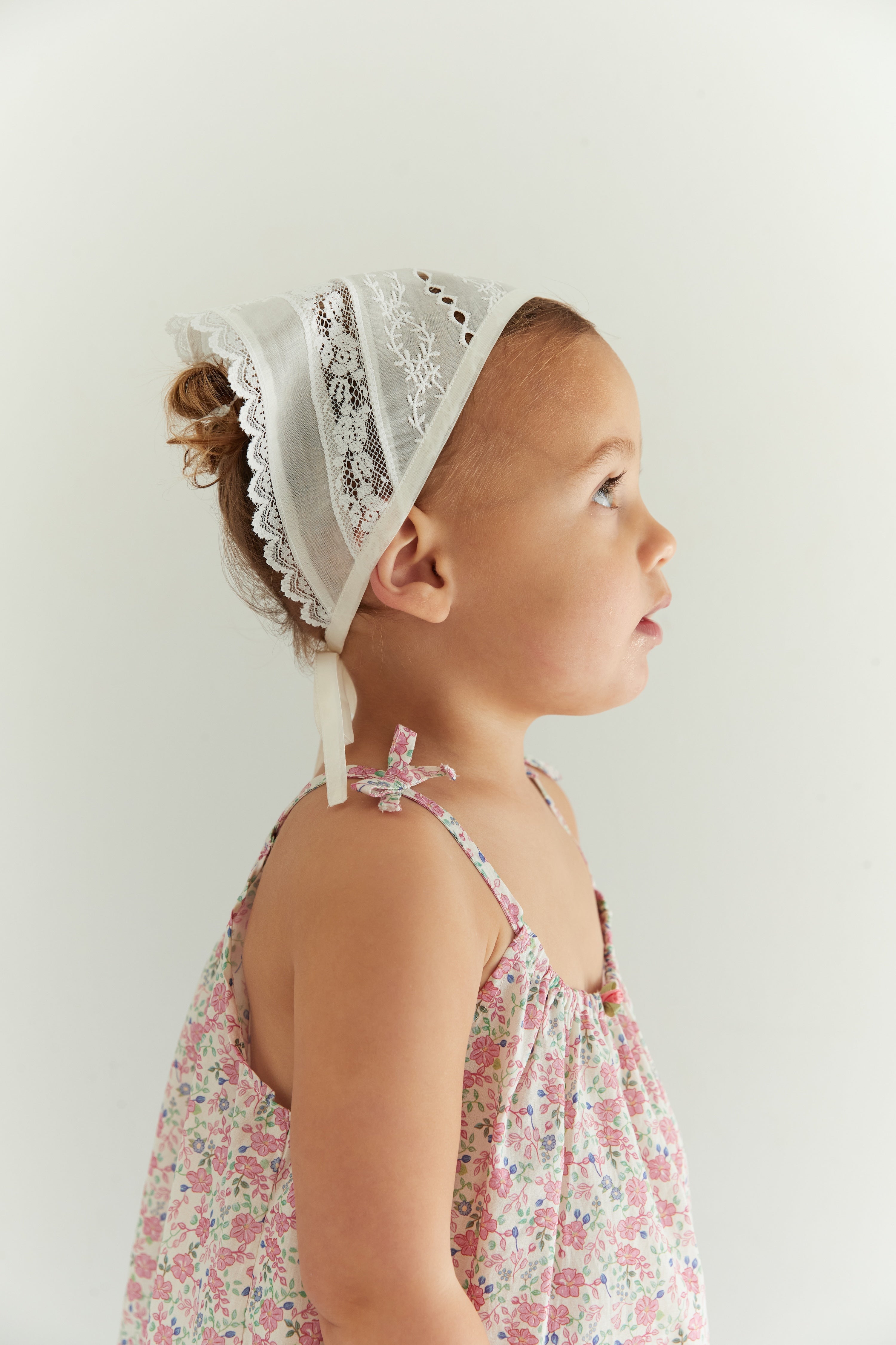 juni jnr JNR lace headscarf - blanc