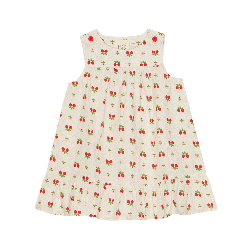 flöss sofia jumper dress - soft white berry