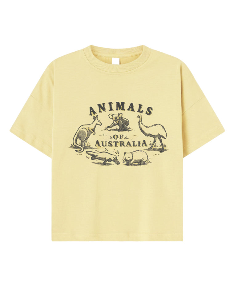 summer and storm oversized tee - animals of australia - pre order