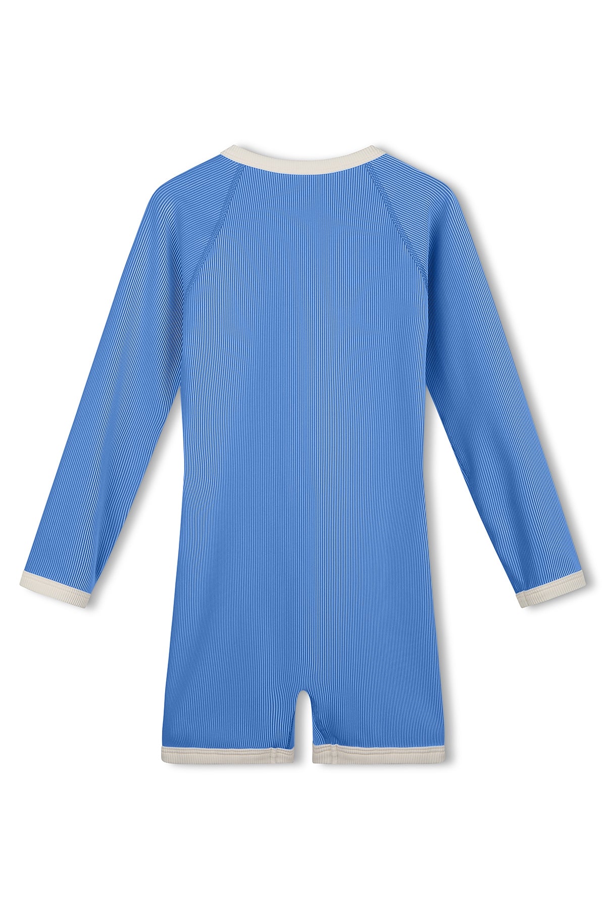 zulu & zephyr mini stripe rib surf suit - sky blue