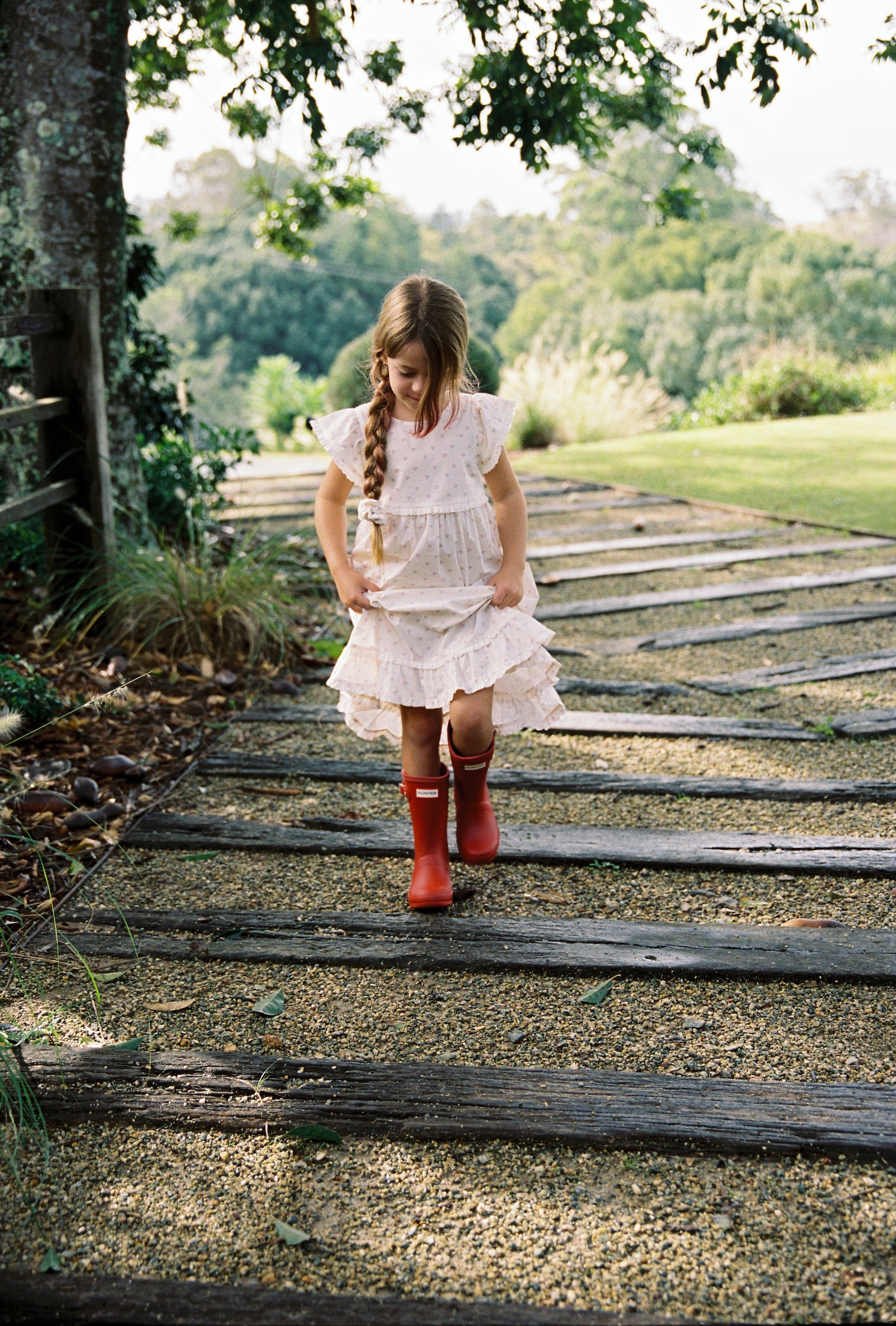 juni jnr lola dress - roses