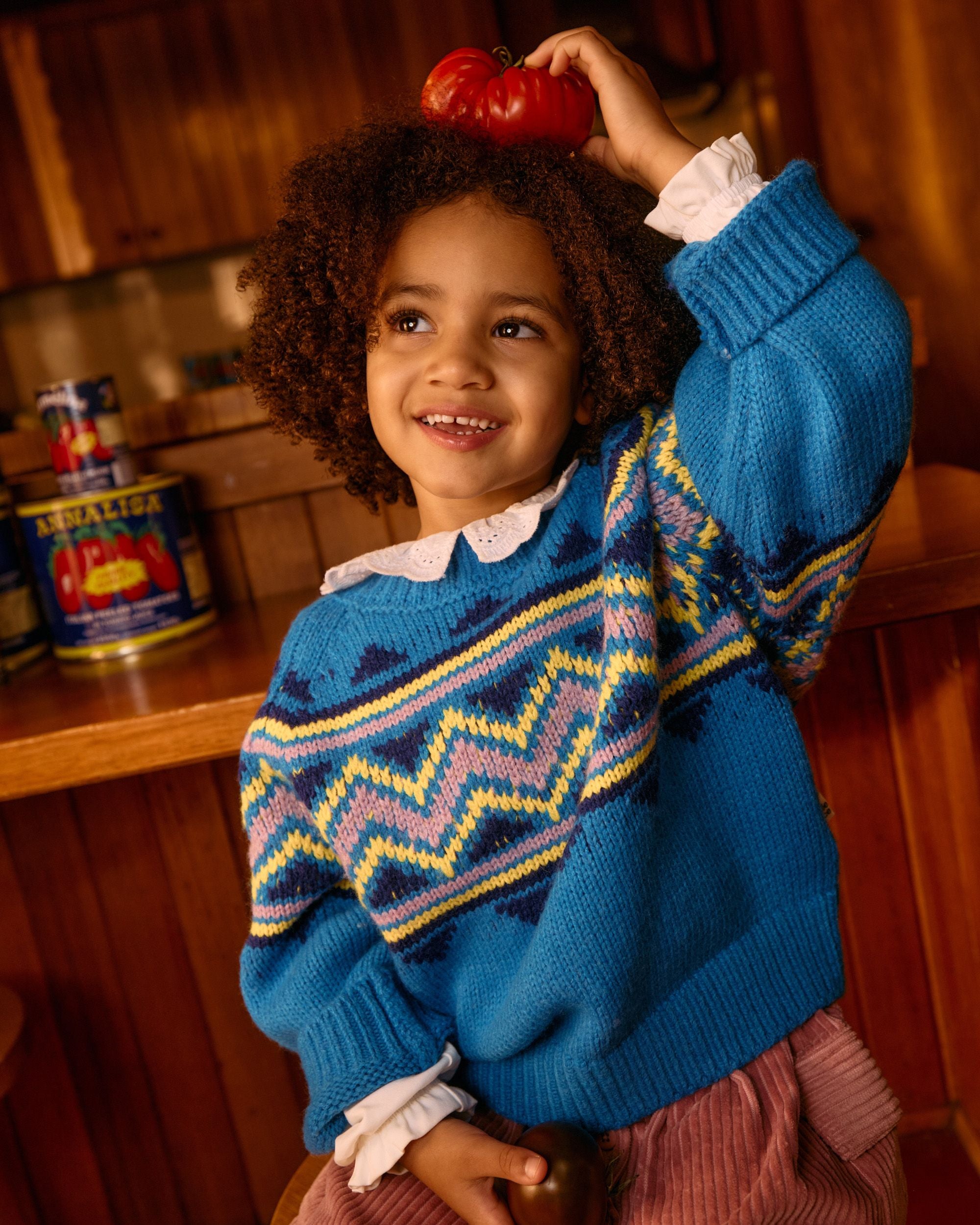 goldie + ace apres ski knit jumper