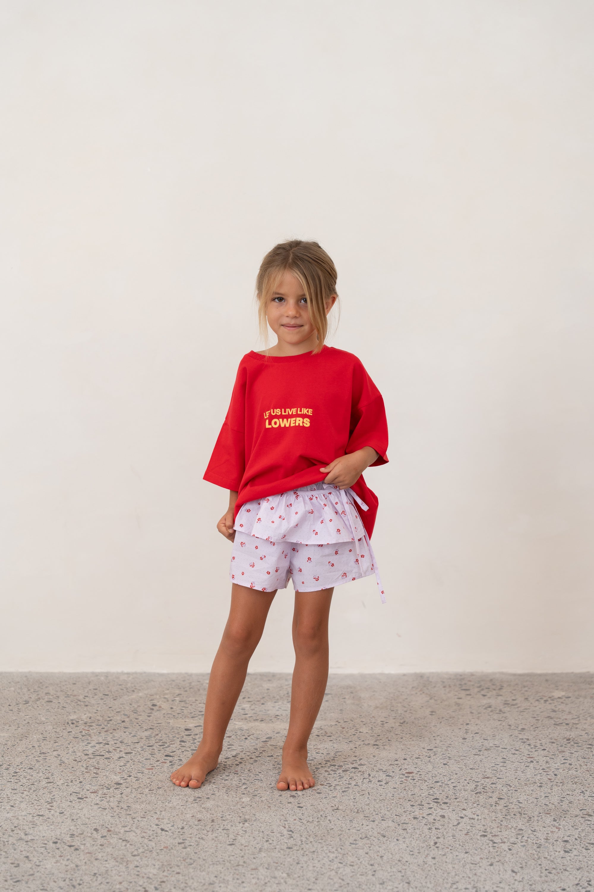 illoura the label ivy skort - ditsy meadow (pre order)