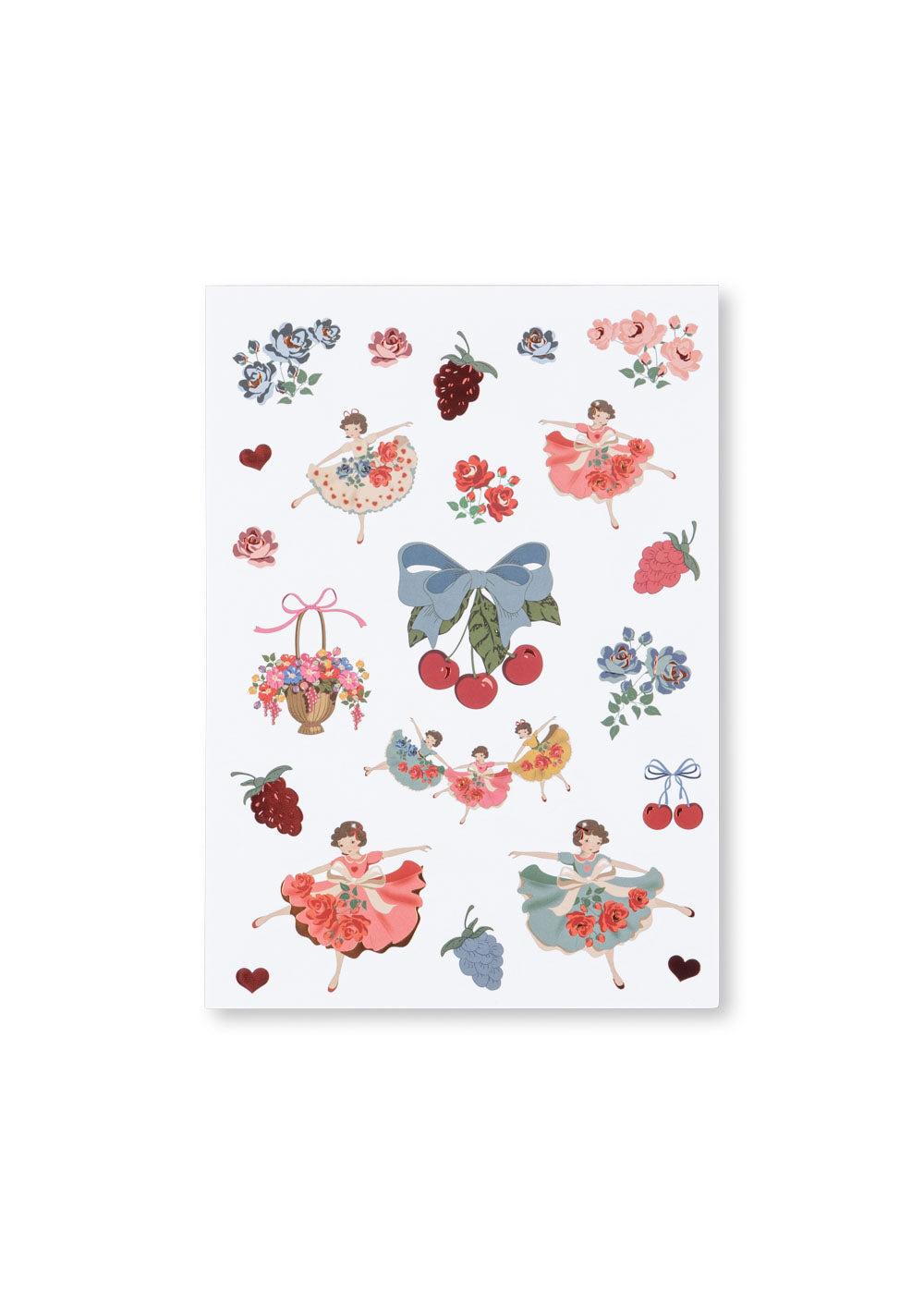 konges sløjd a sticker a day sticker book - rose