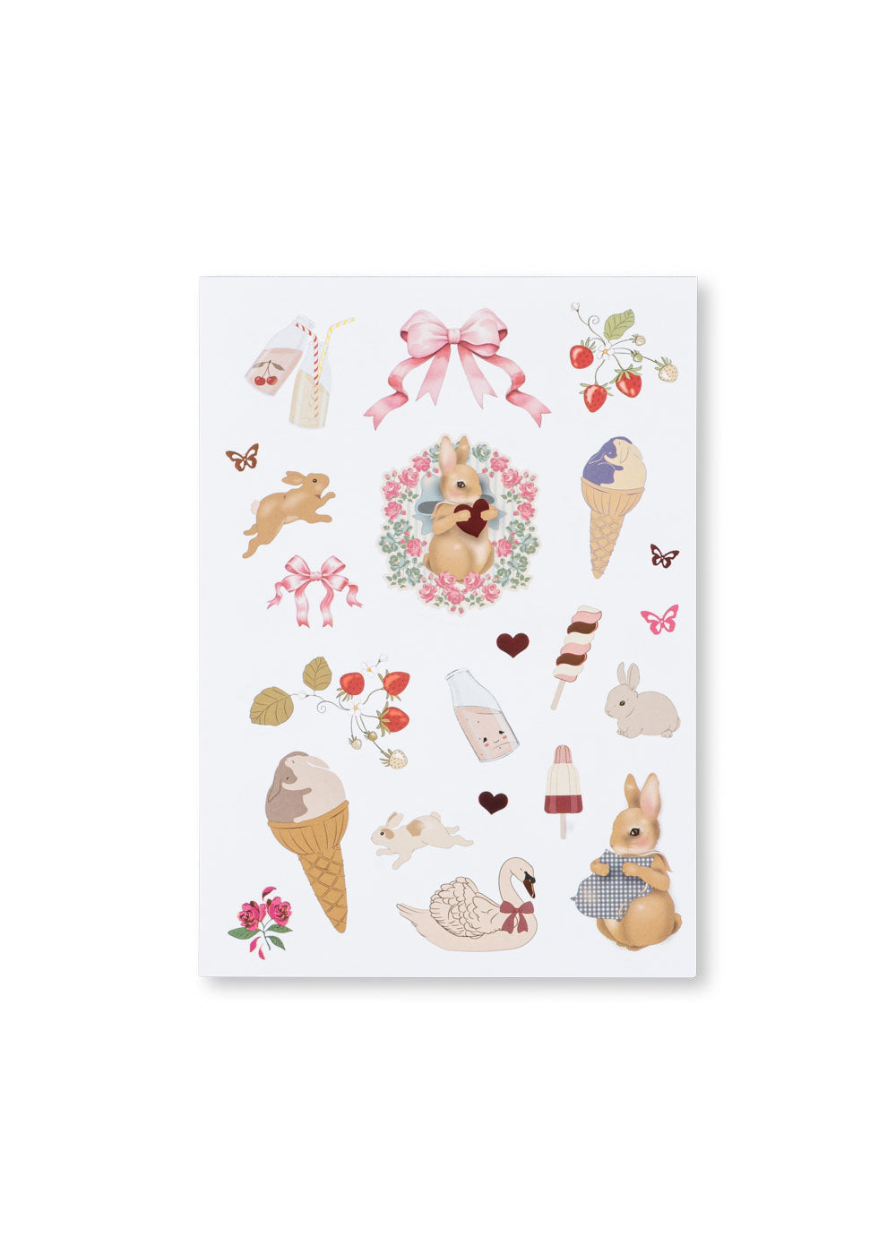 konges sløjd a sticker a day sticker book - rose