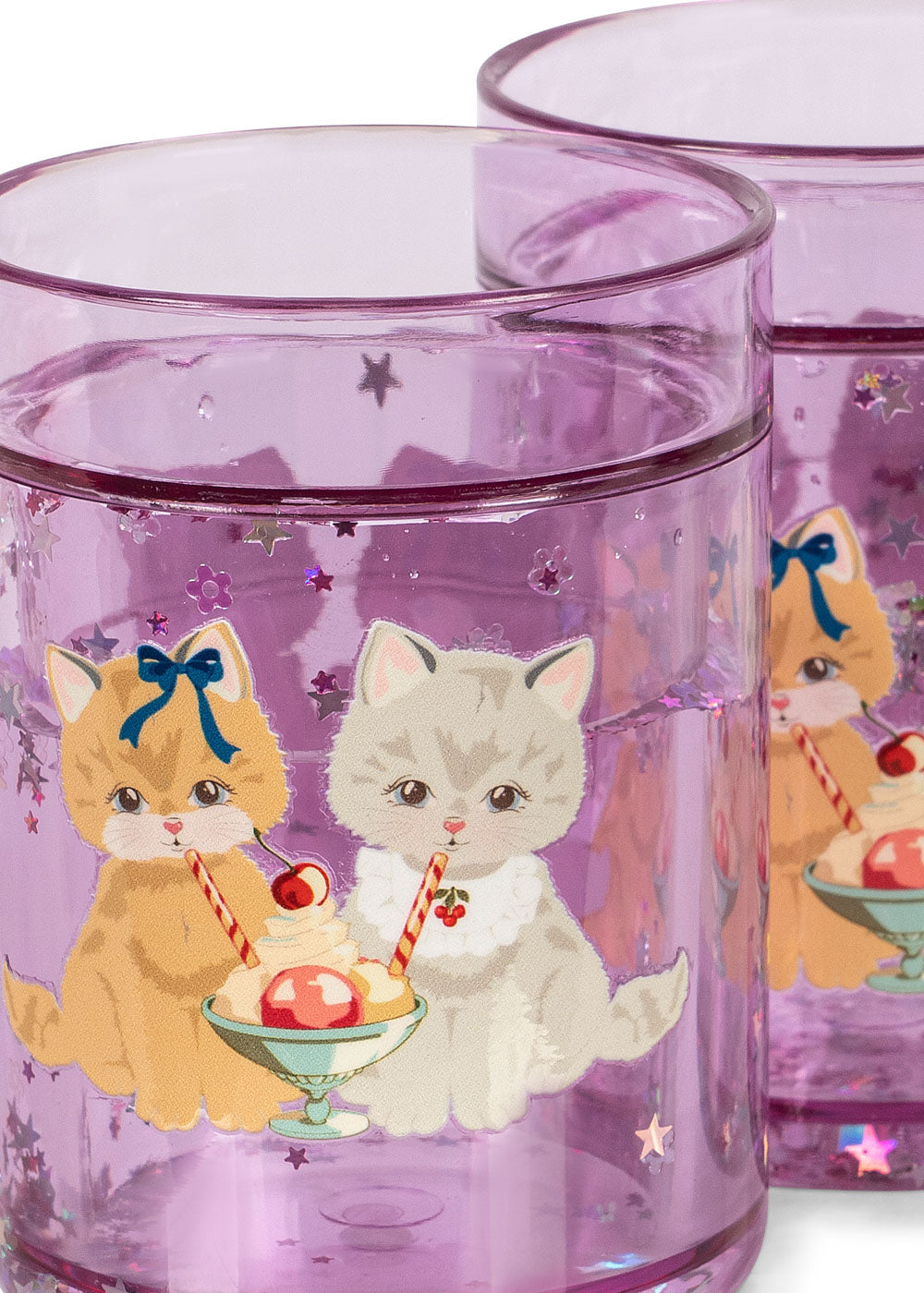 konges slojd 2 pack glitter cups - kitty gelateria (pre order)