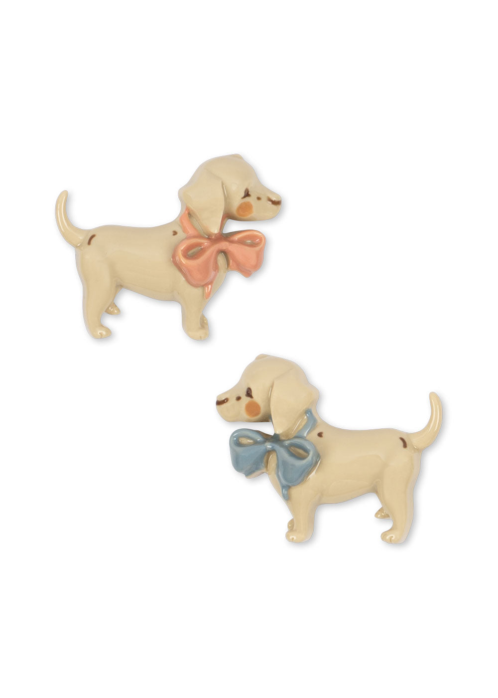 konges slojd 2 pack puppy hair clips - creme brulee (pre order)