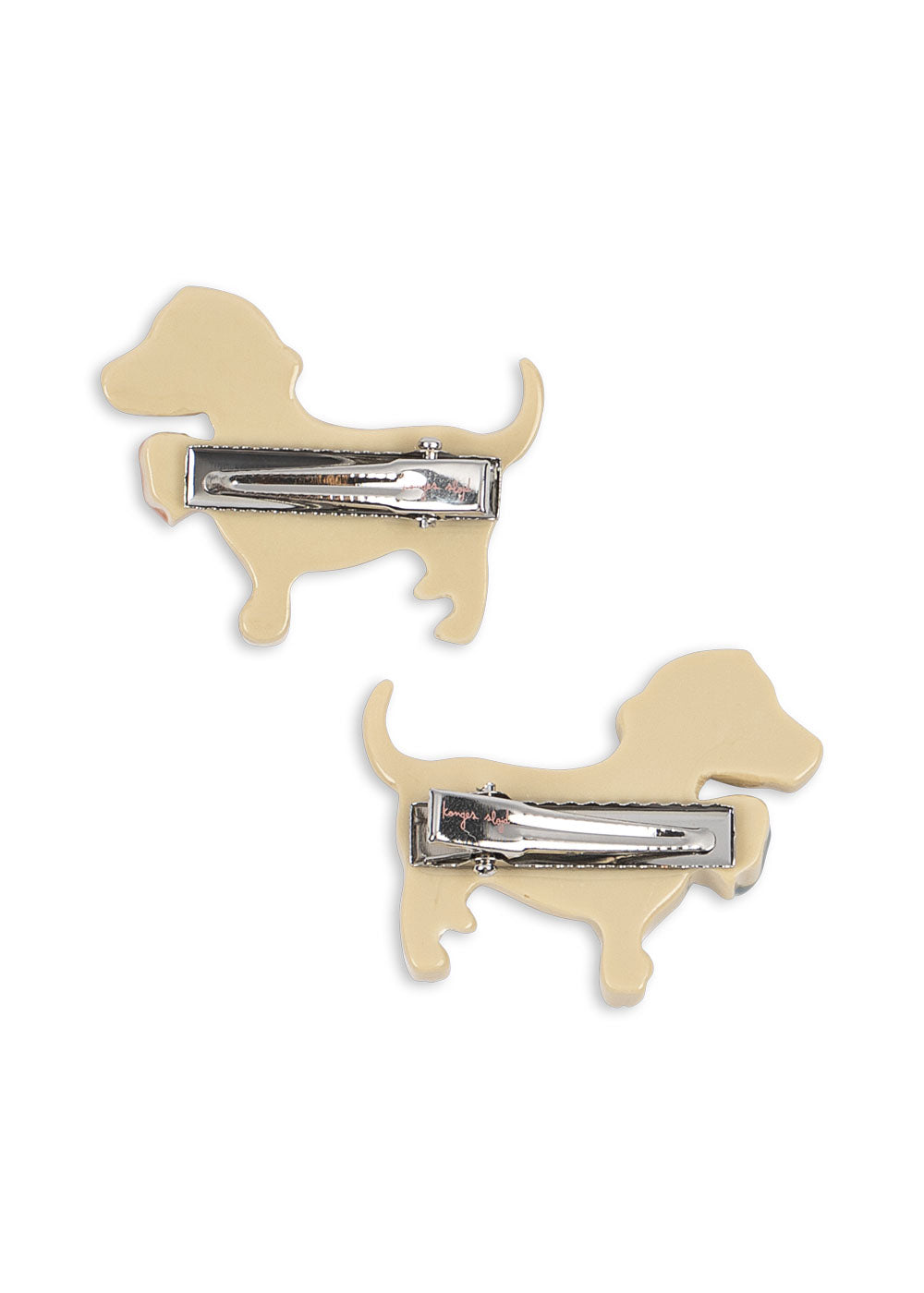 konges slojd 2 pack puppy hair clips - creme brulee (pre order)