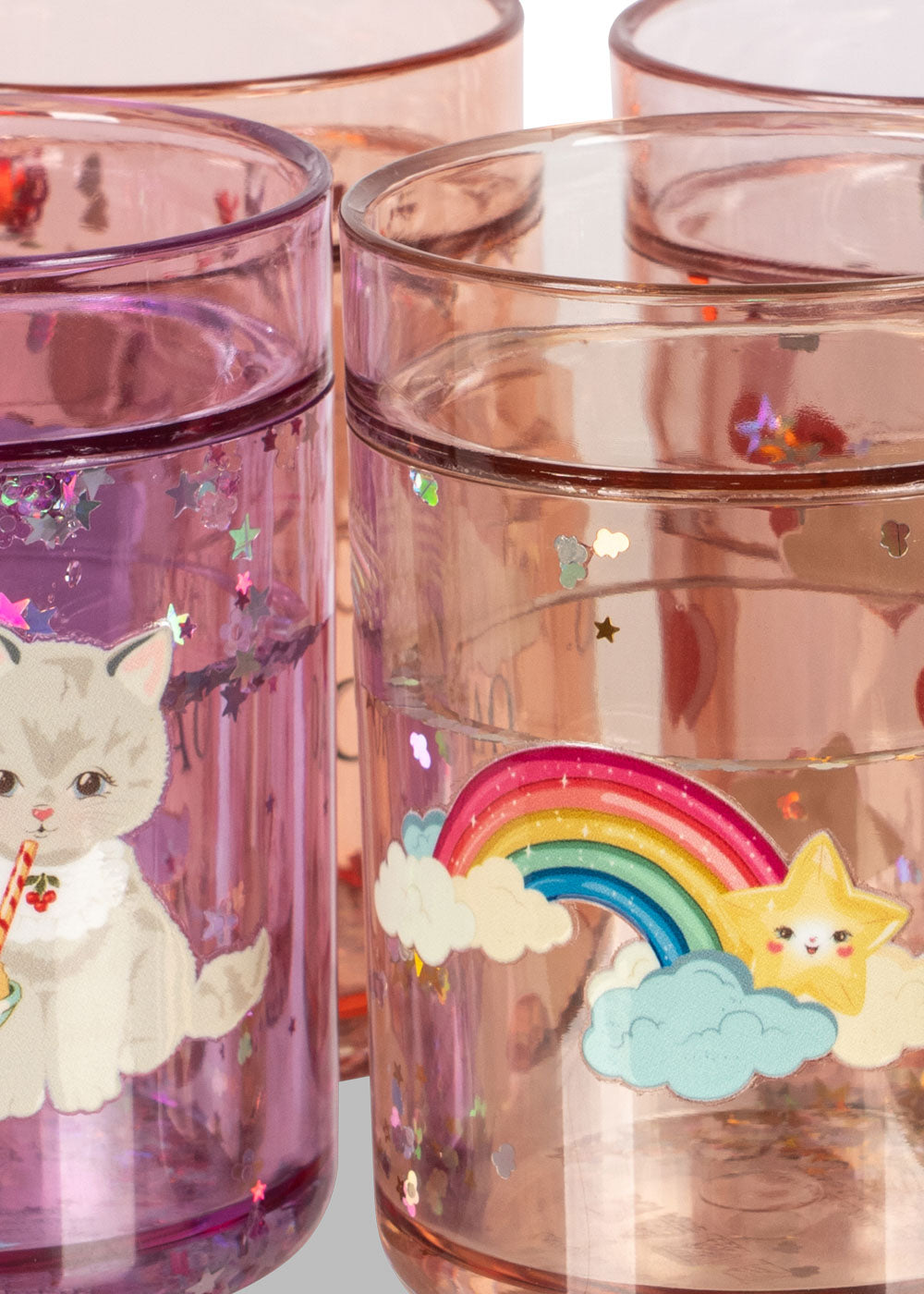 konges sløjd 4 pack glitter cups - multi (pre order)