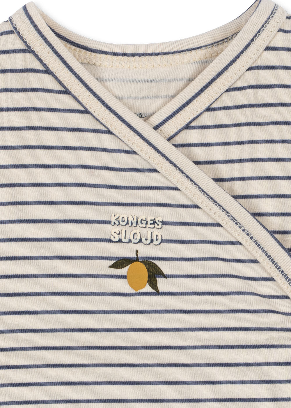 konges slojd basic ls newborn body gots - stripe como (pre order)