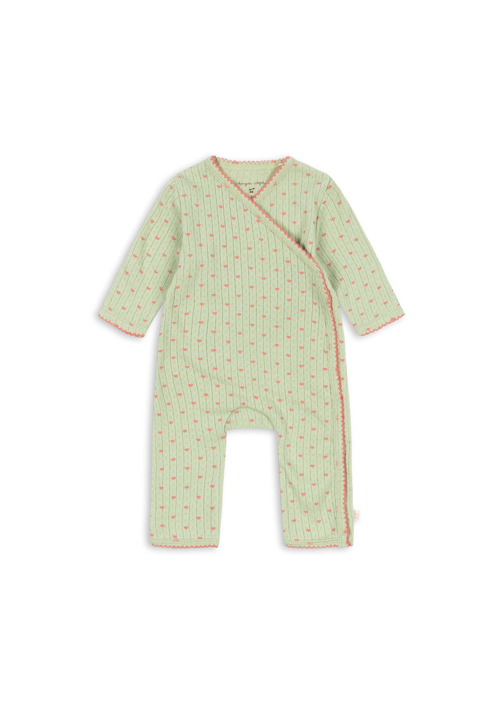 konges slojd minnie newborn onesie gots - couer lint (pre order)