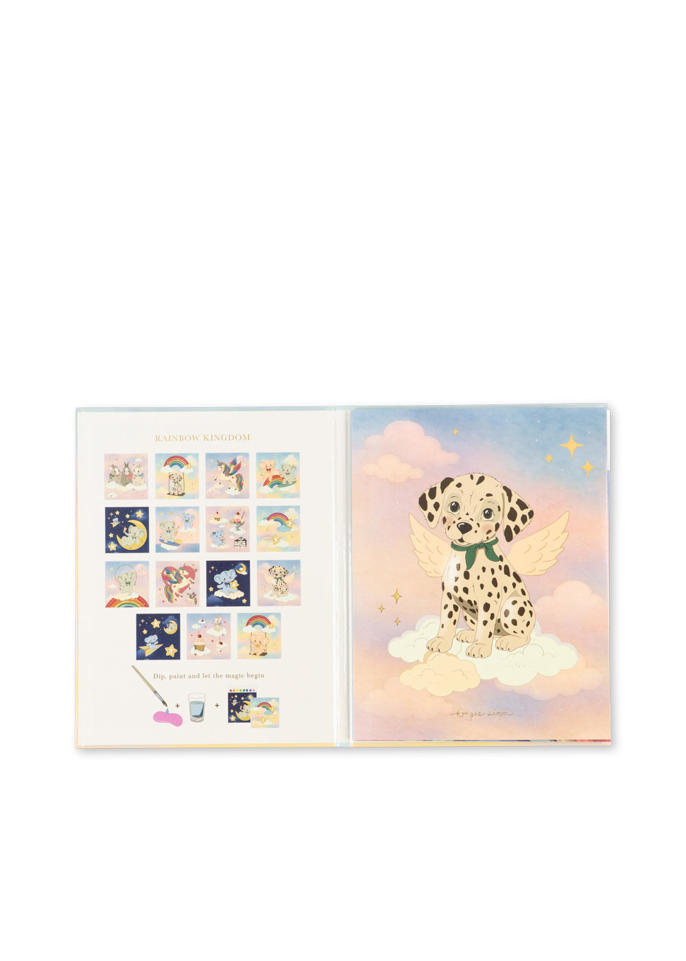 konges slojd rainbow watercolour book (pre order)