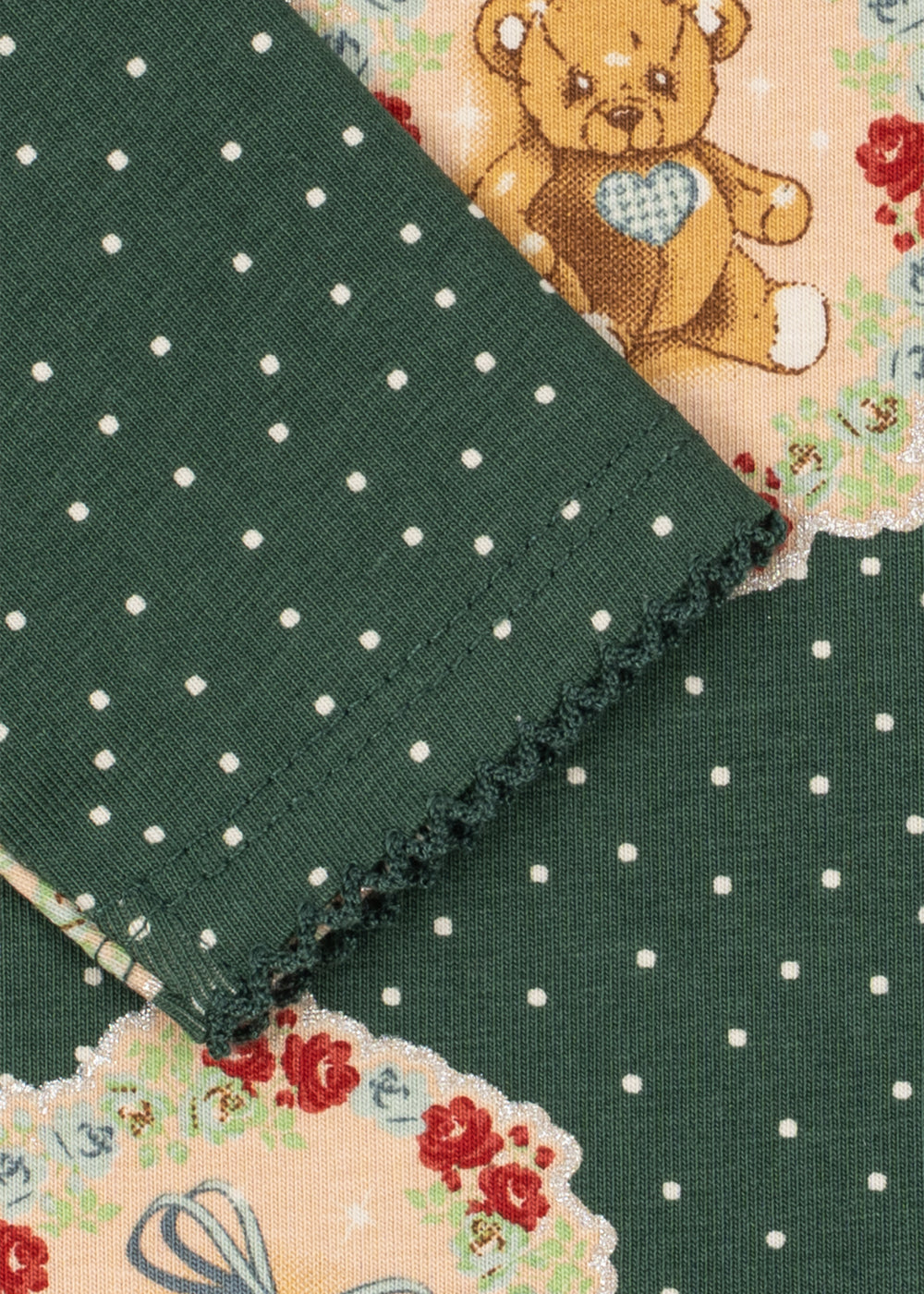 konges slojd basic body / pants set gots - deer diary green (pre order)