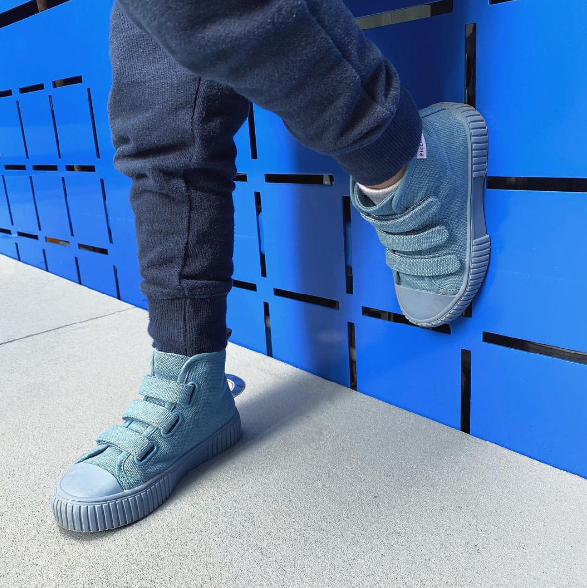 piccolini original high top sneaker - blue