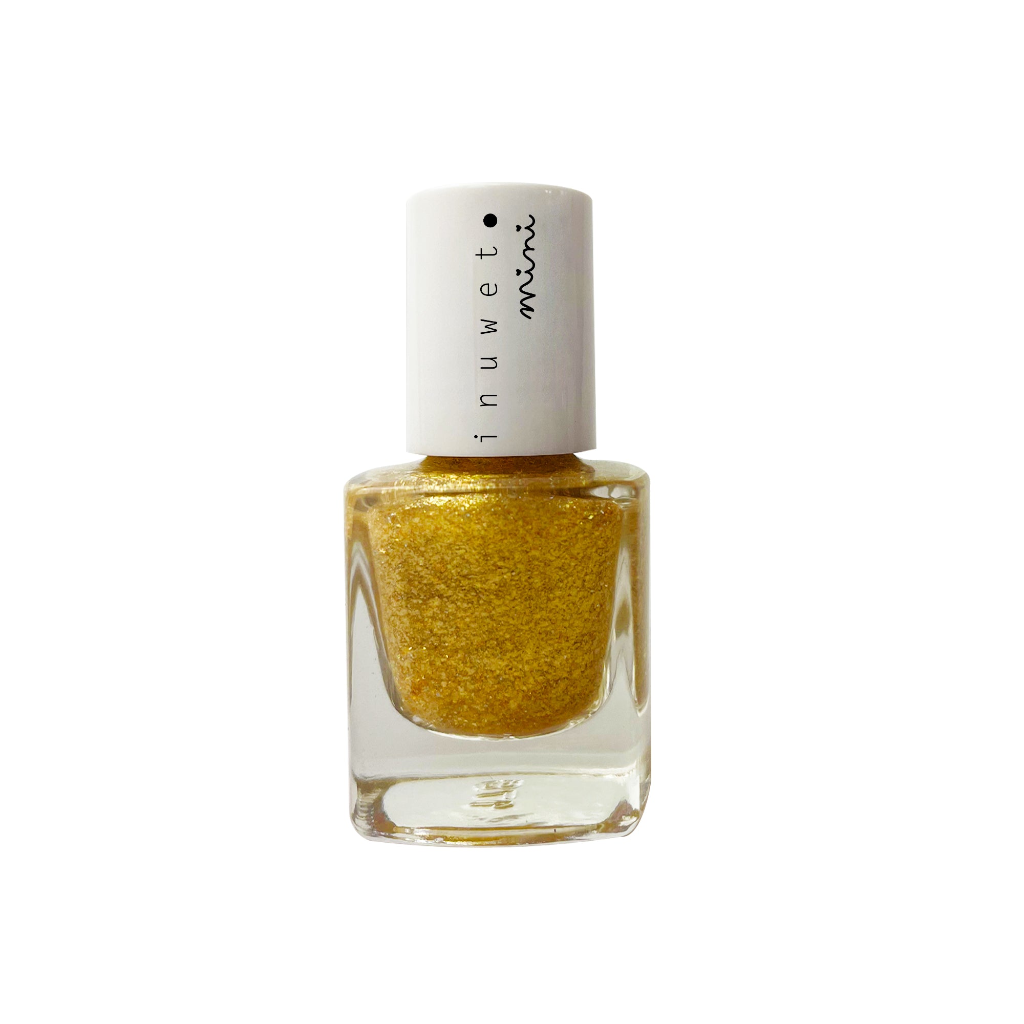 inuwet water based nail polish - golden papaya