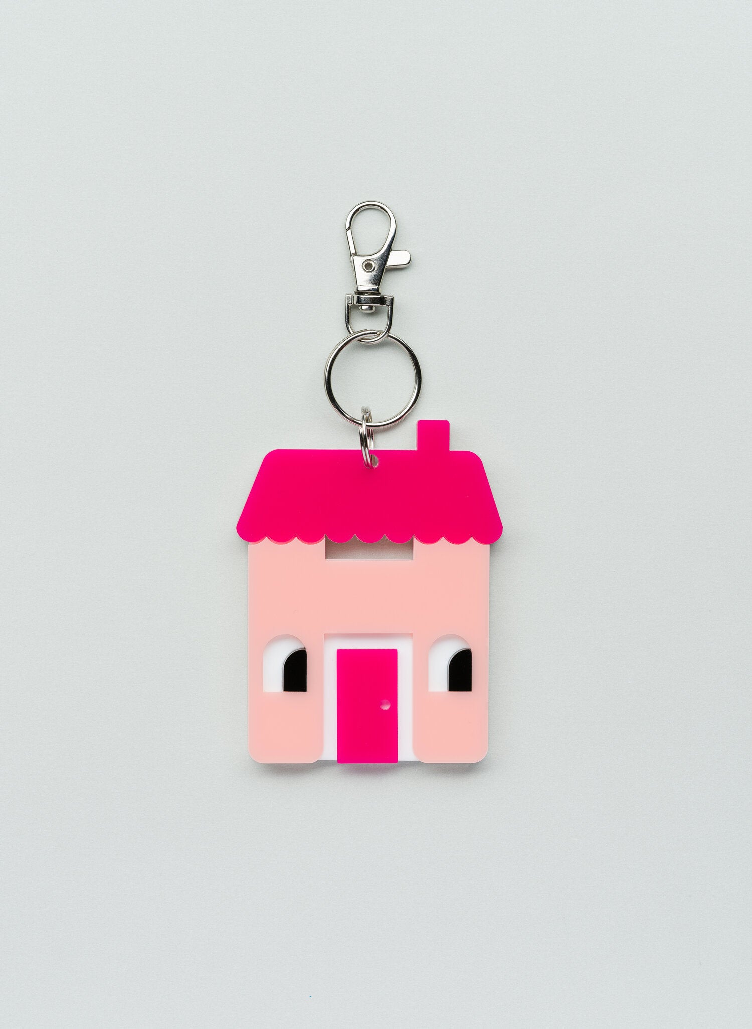 v.happy co bag tag - letter h for house (pink) - freddie the rat kids boutique