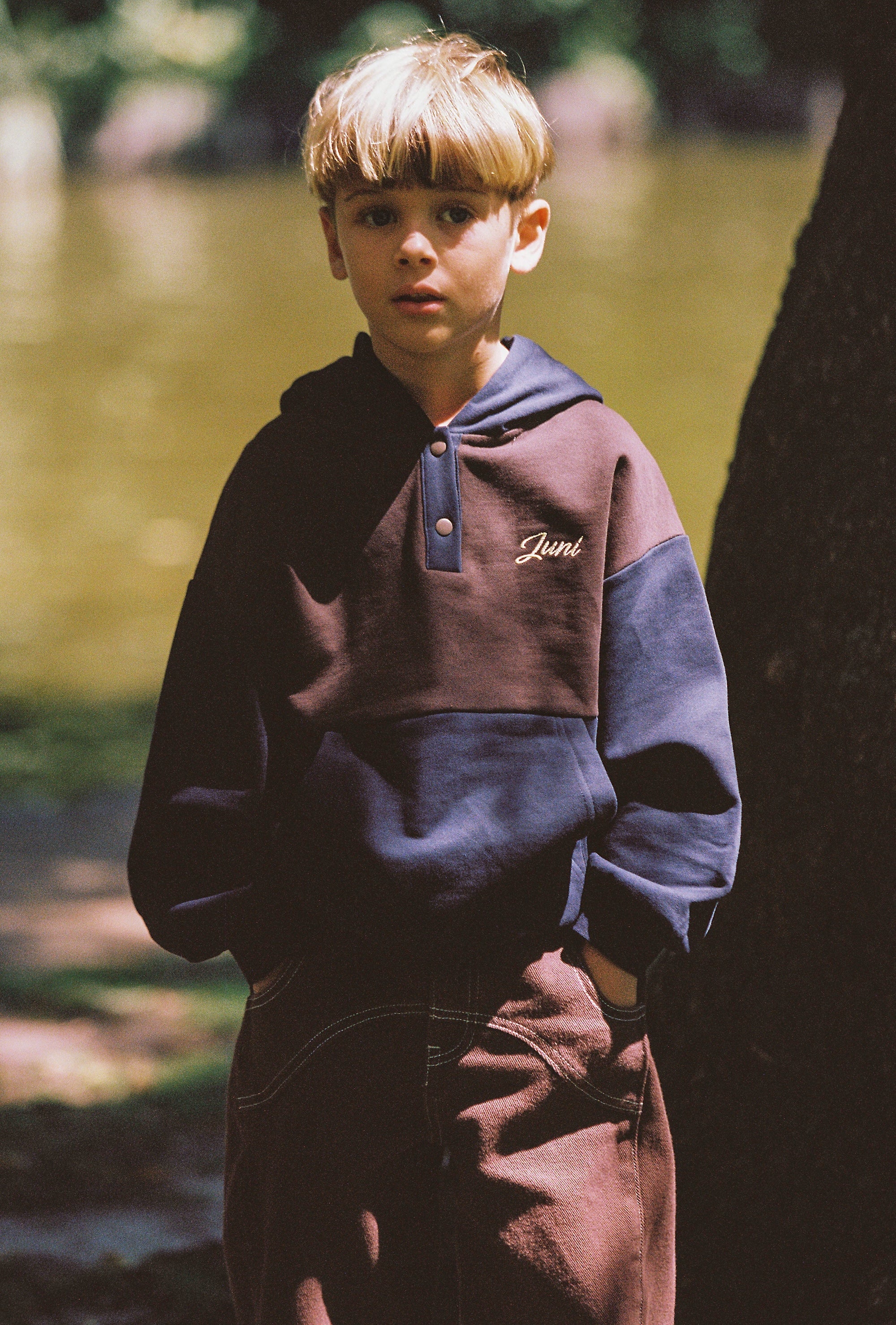 juni jnr mio hoodie - navy