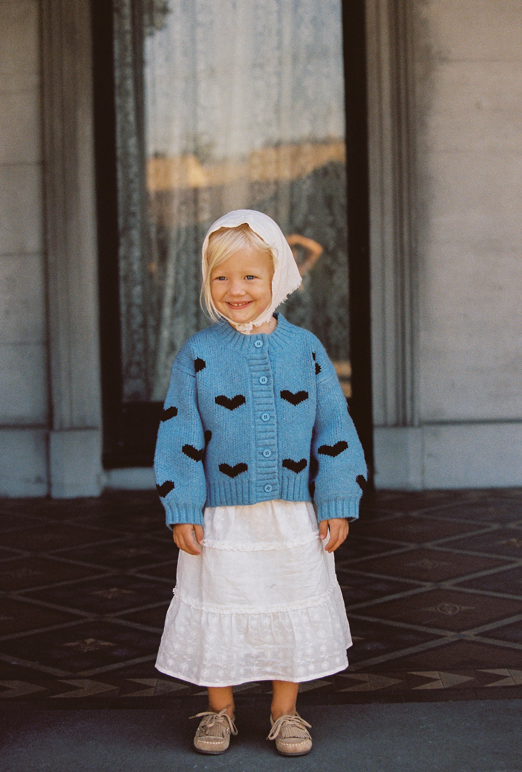 juni jnr sweetheart cardigan - hearts