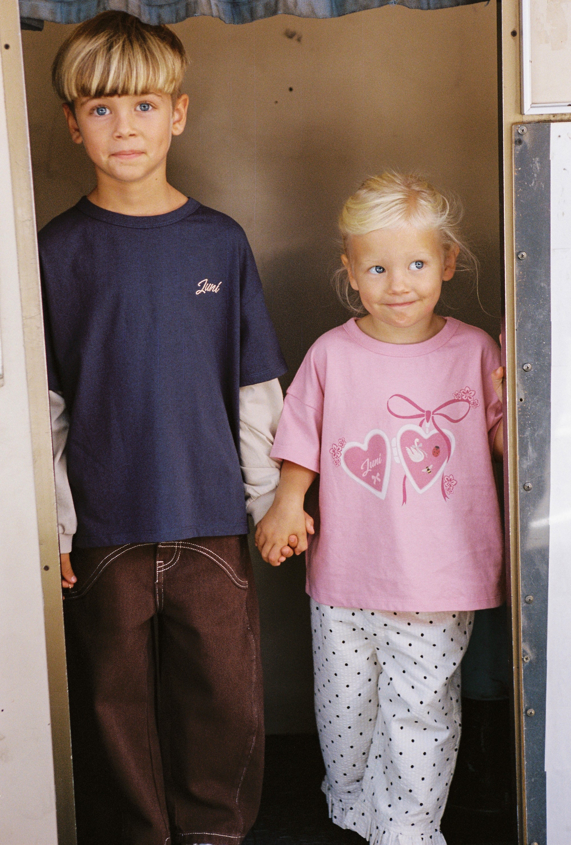 juni jnr dora pant - polka dot