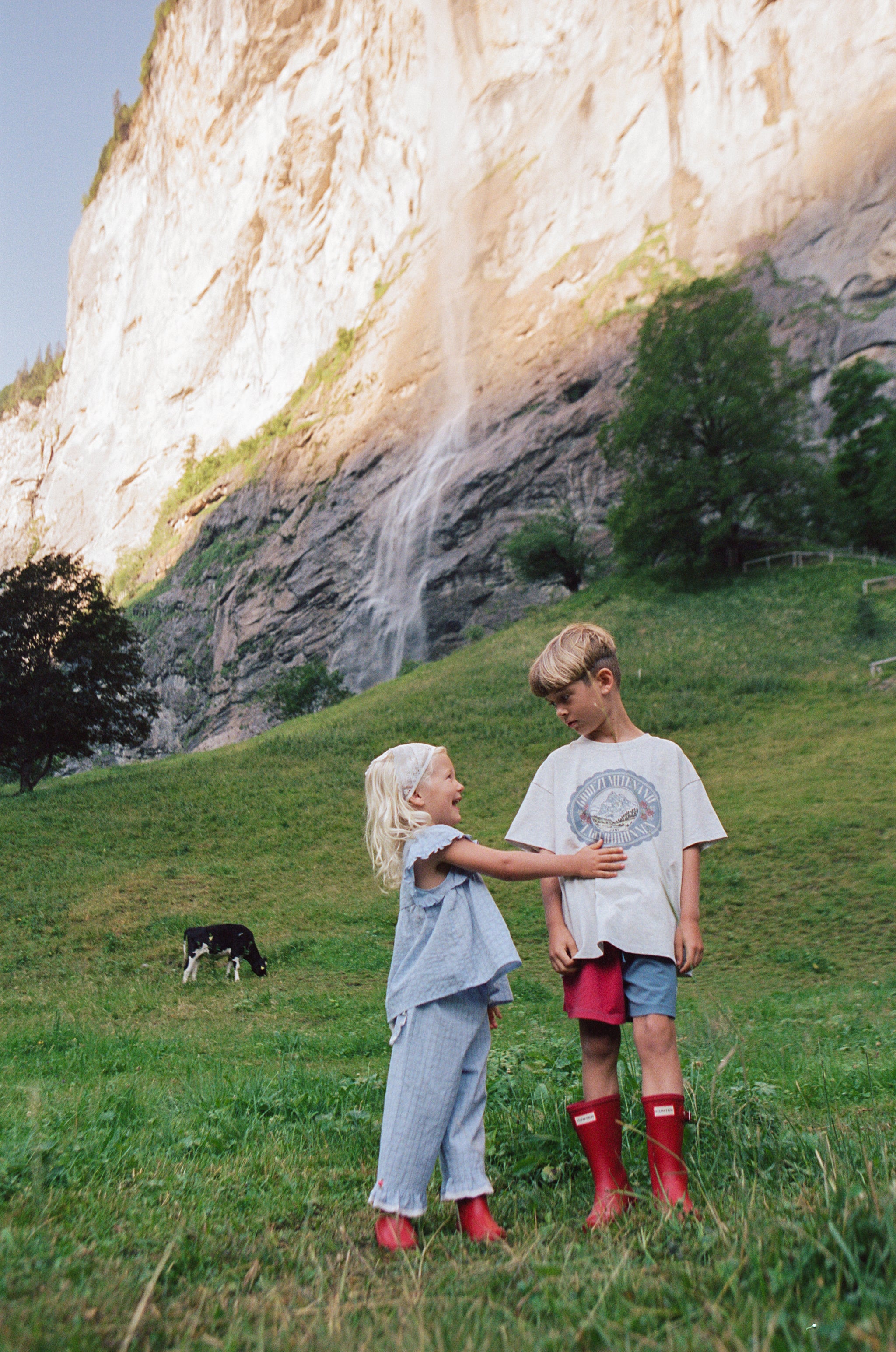 juni jnr alpine tee - grey marle