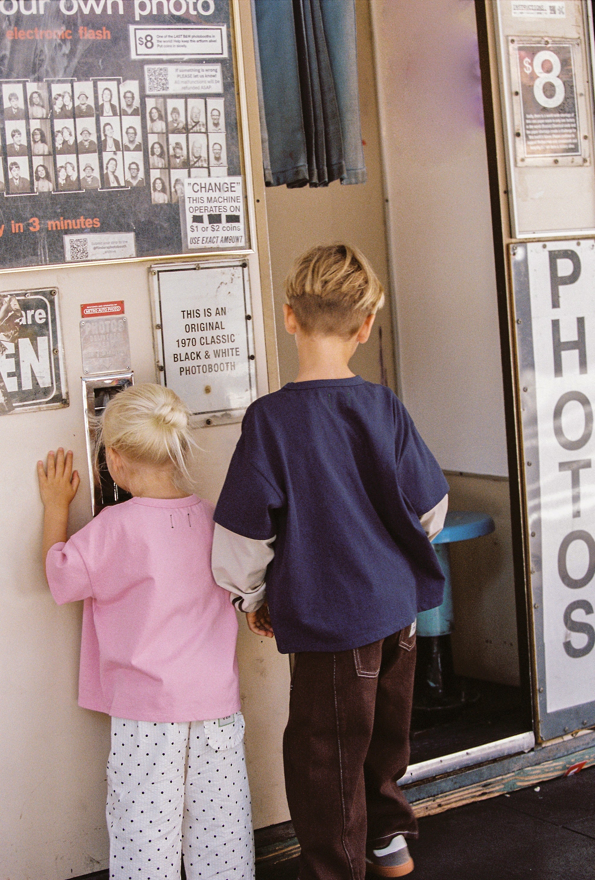 juni jnr rhodes layered tee - navy