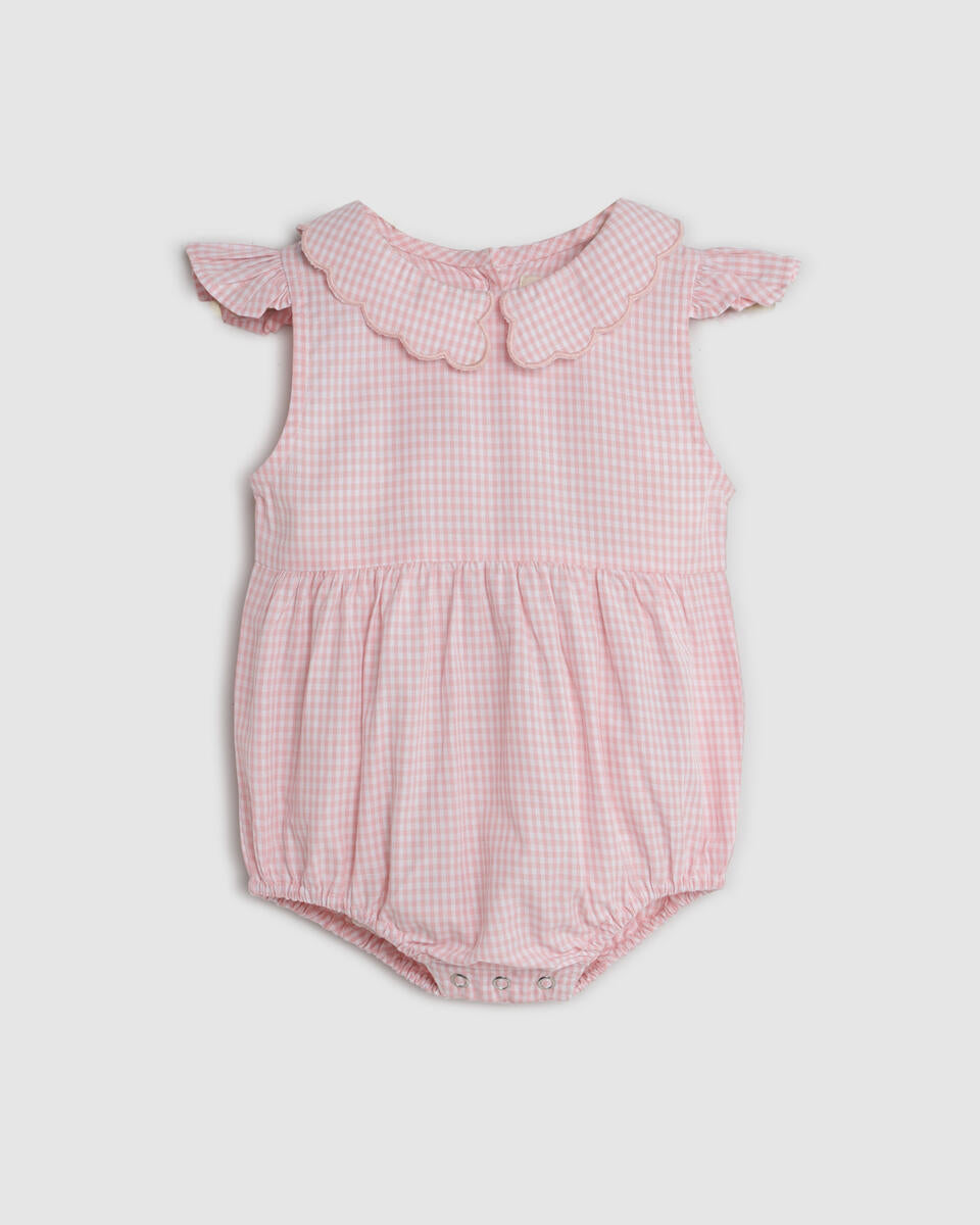 alex & ant nora playsuit - pink gingham