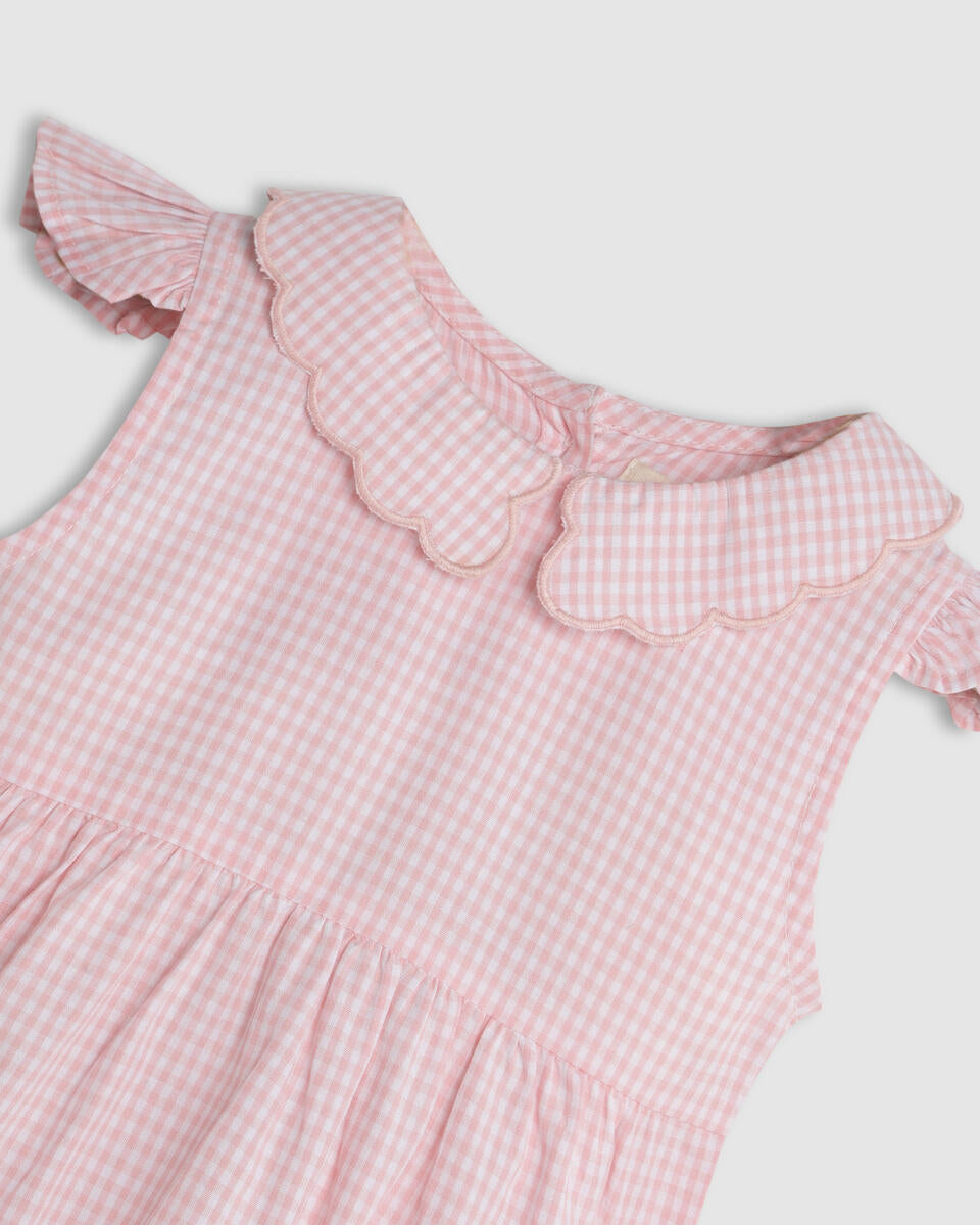 alex & ant nora playsuit - pink gingham