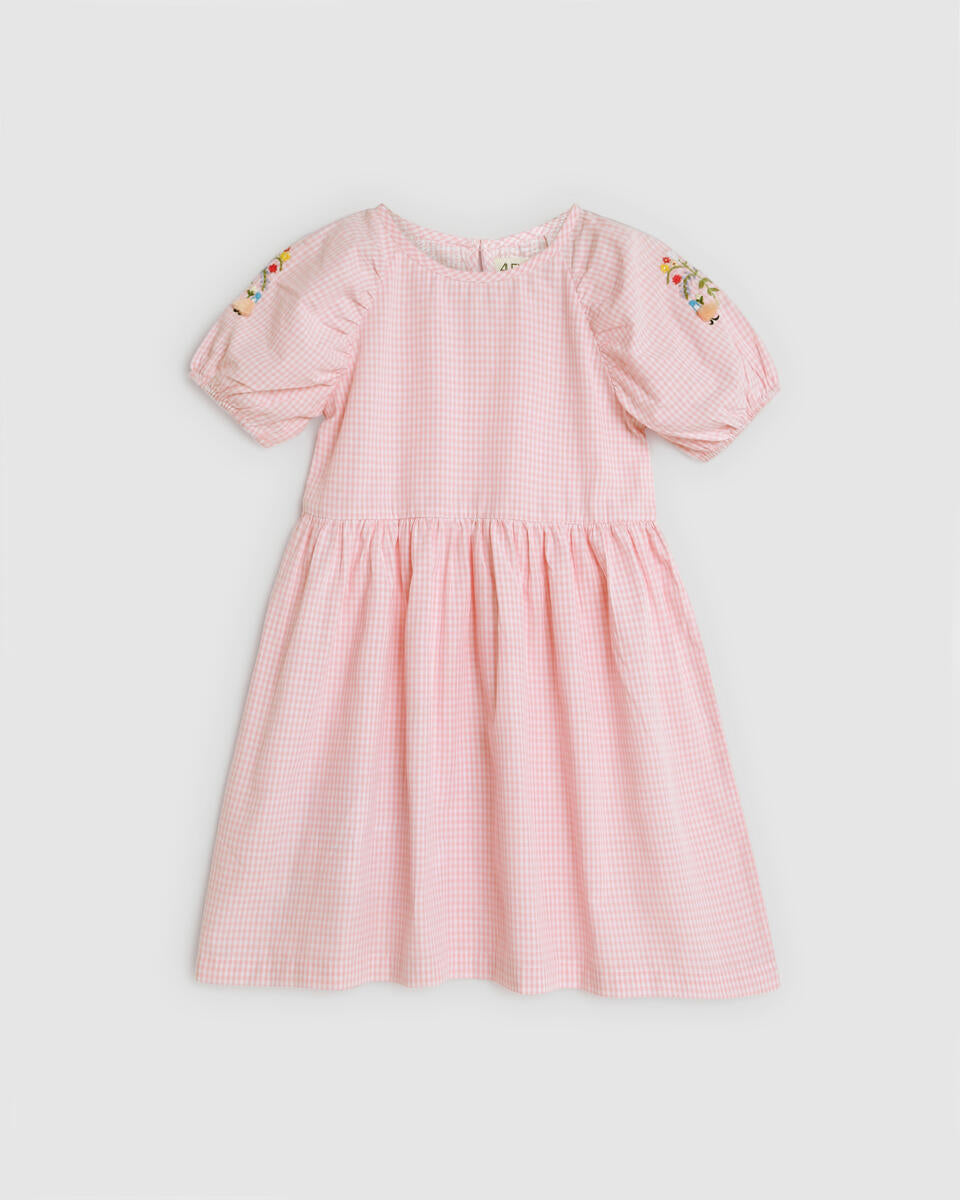 alex & ant francesca dress - pink gingham