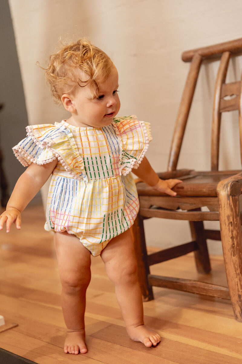 alex & ant louisa playsuit - crazy gingham