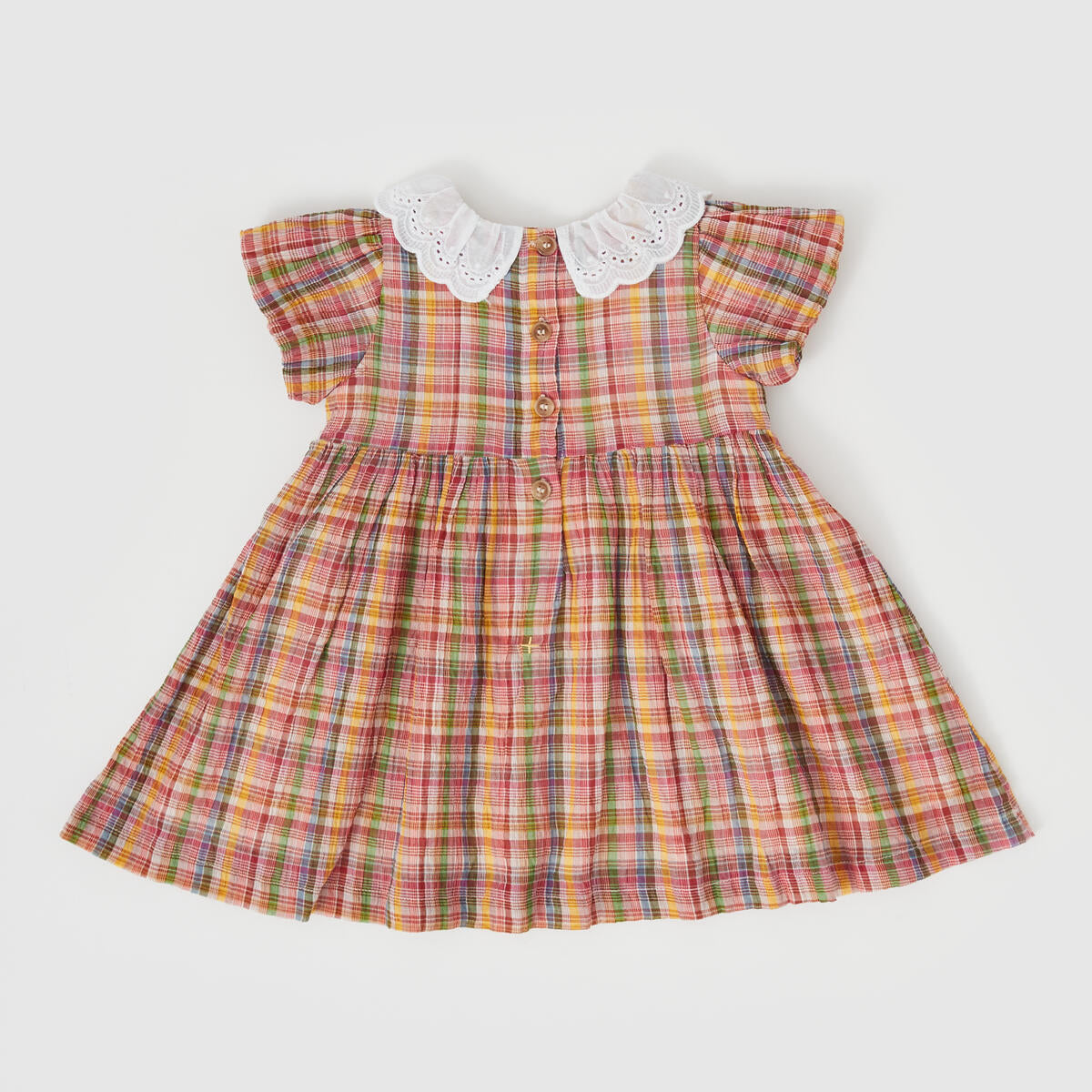 goldie + ace flo smocked dress - sweetie check