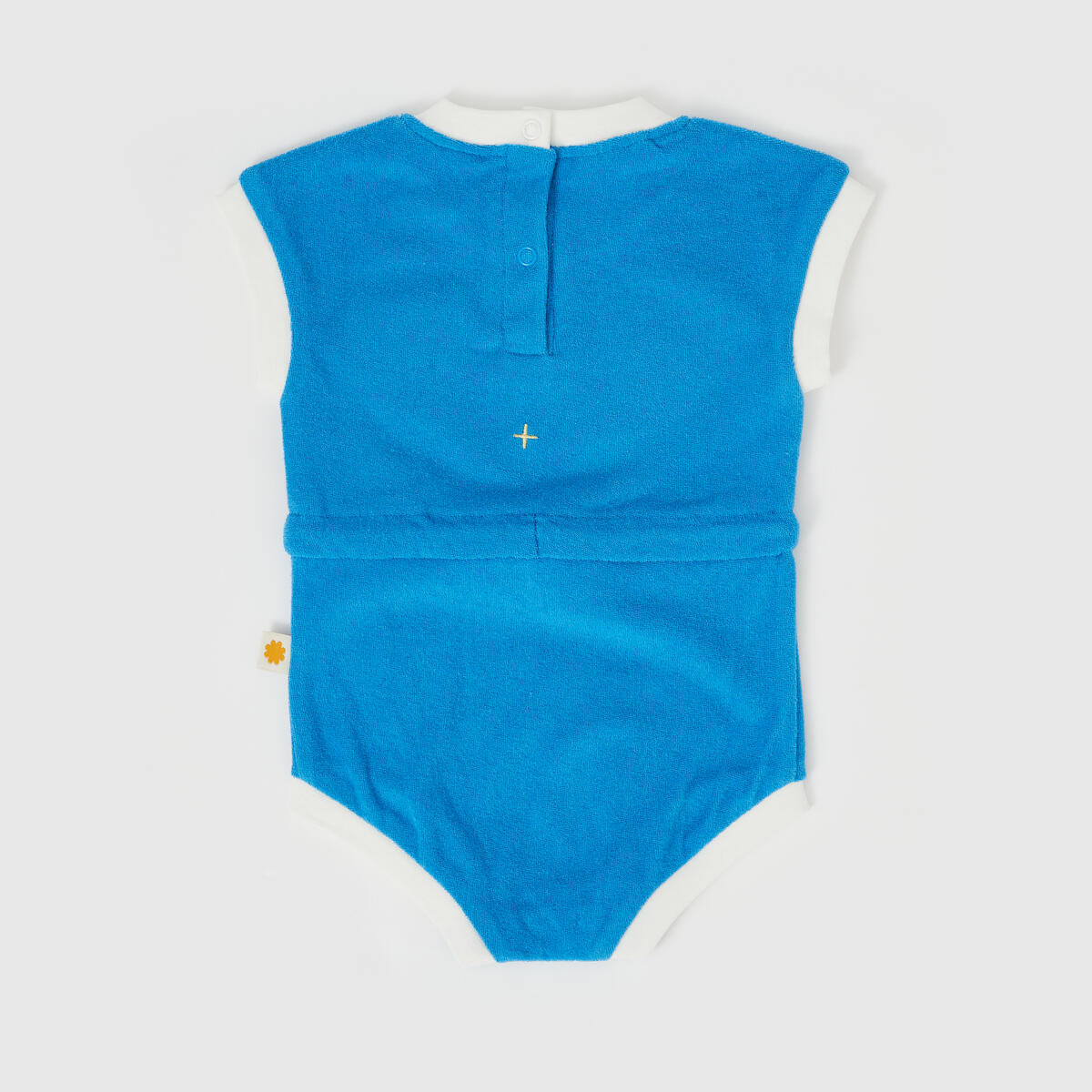 goldie + ace koala hug terry towelling romper - ocean