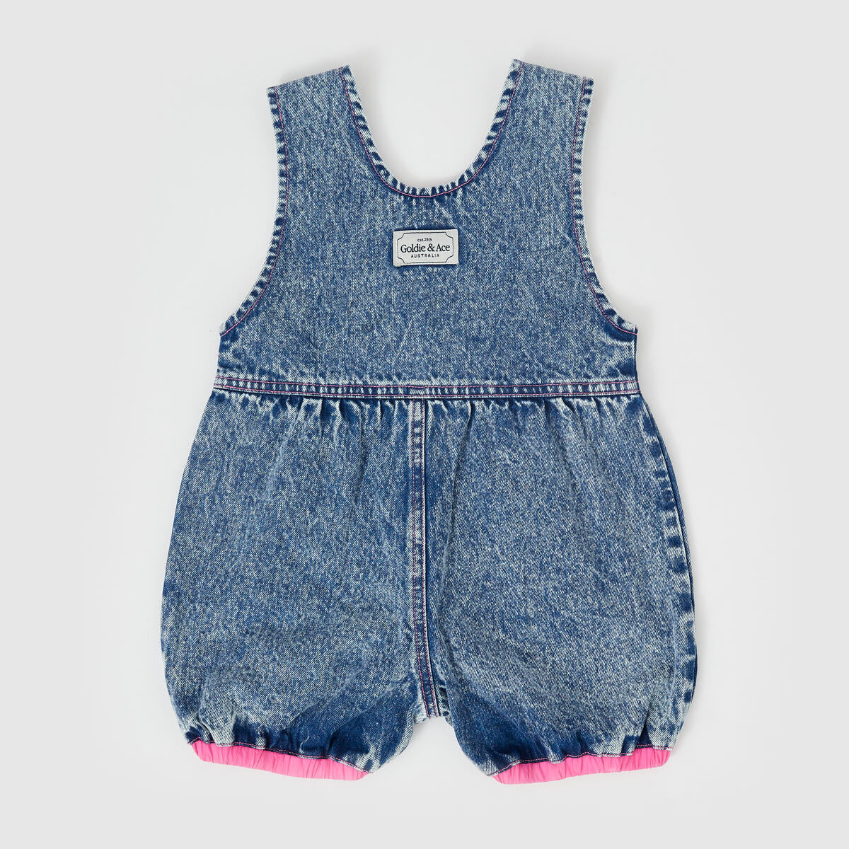 goldie + ace nina fruity denim romper