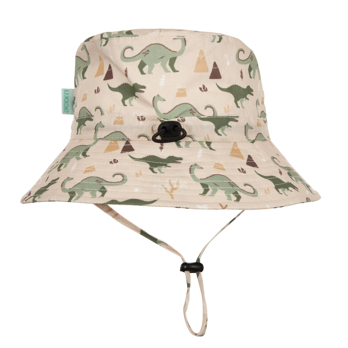 acorn kids dino delight brim bucket hat