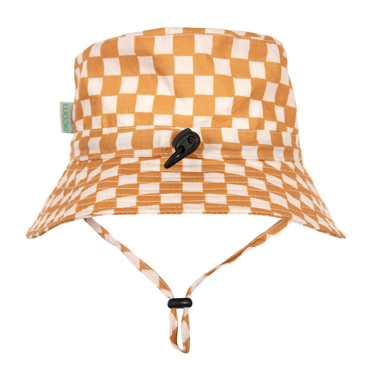 acorn kids checkmate wide brim bucket hat