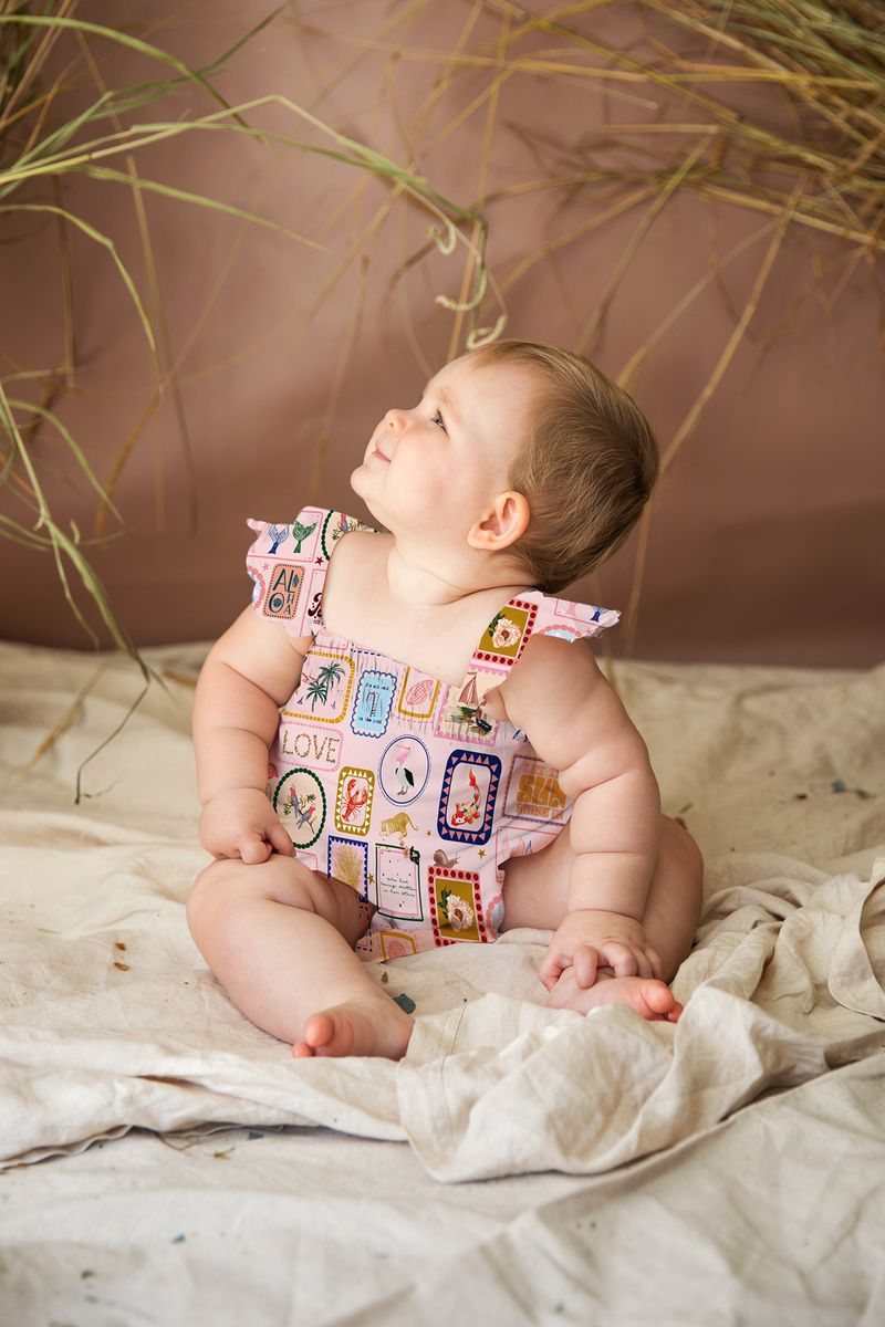 pearson & pearson 'a love letter' pippy romper PRE ORDER