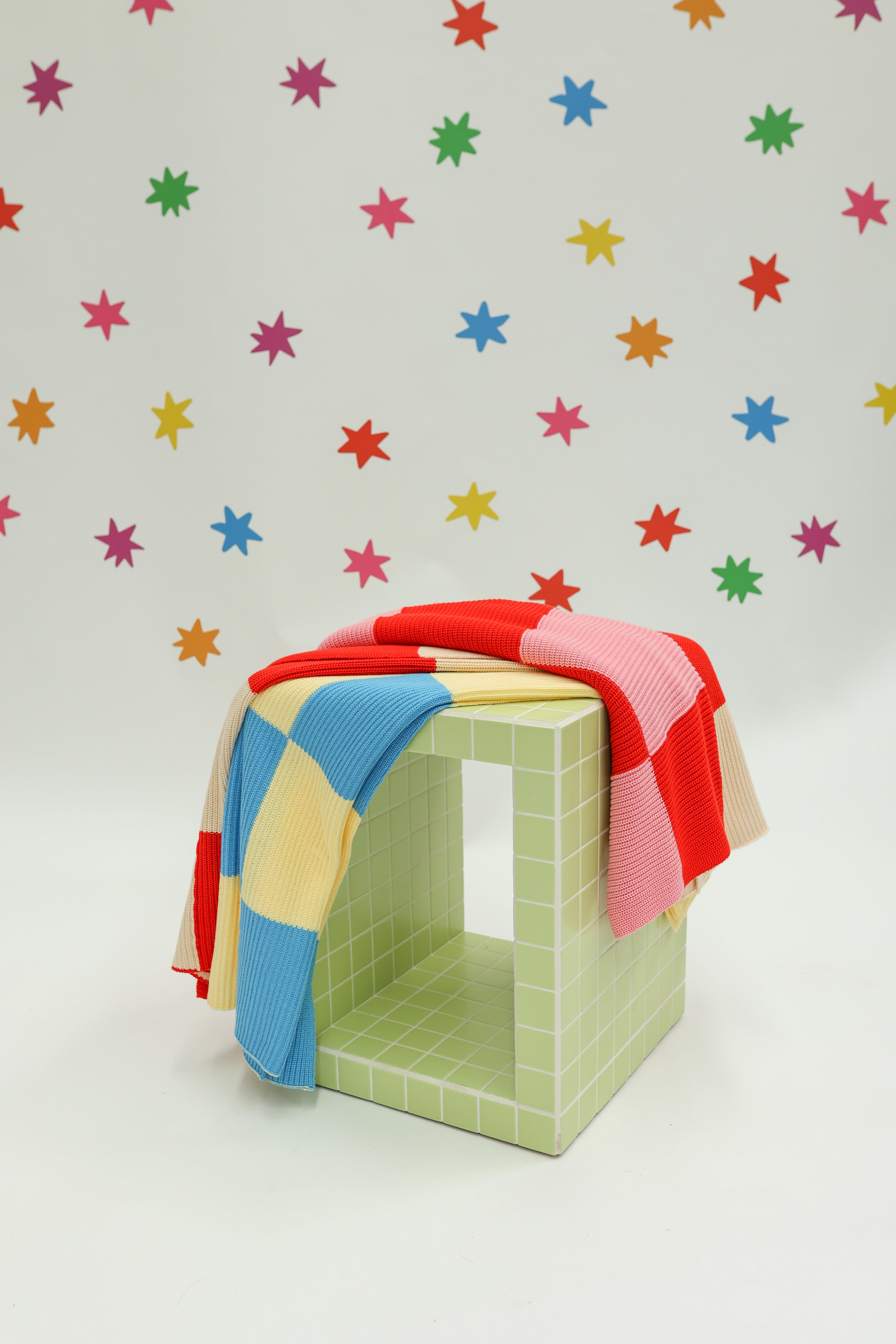 sunday siblings sunday blanket  - pink + red