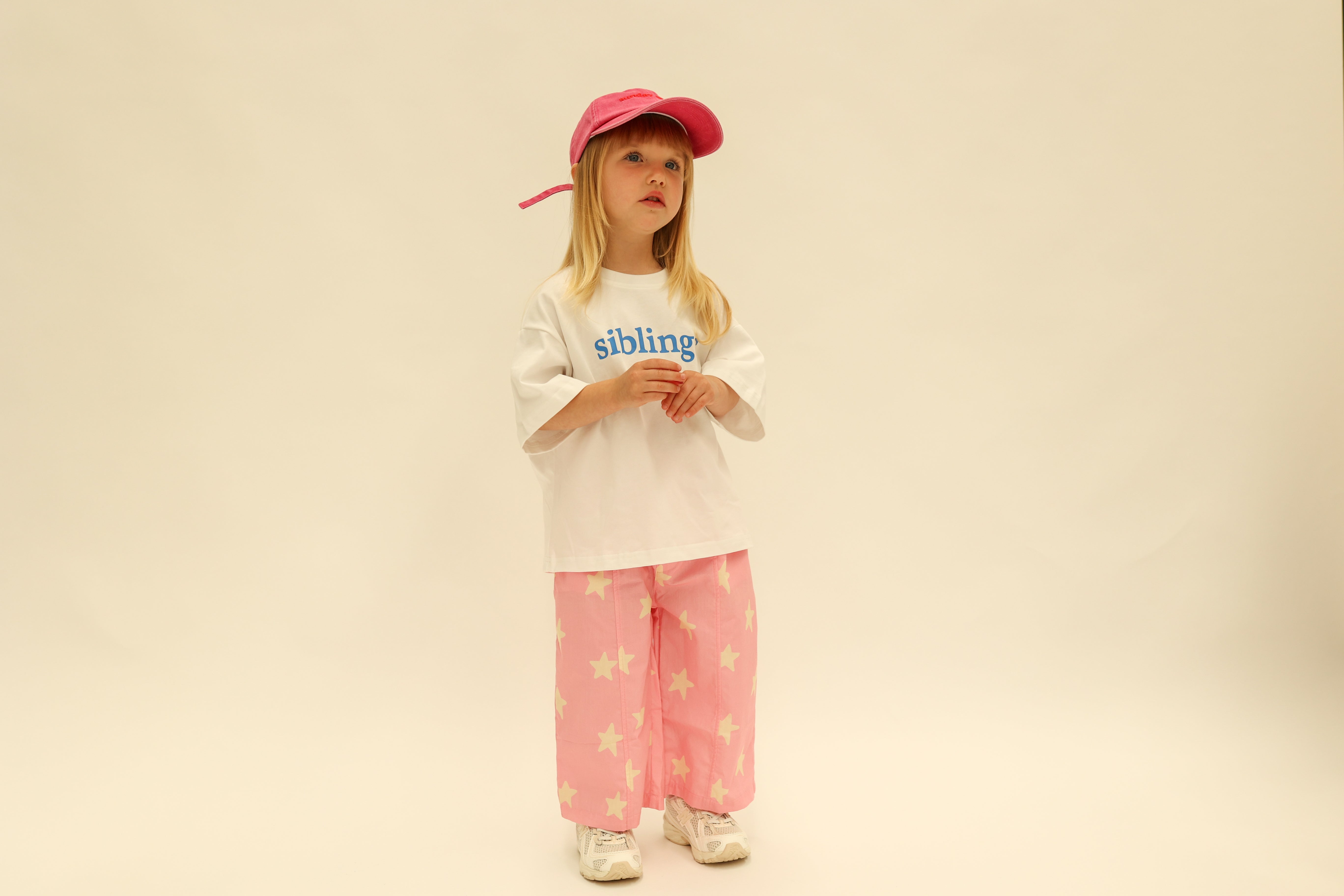sunday siblings dusty star pants - pink