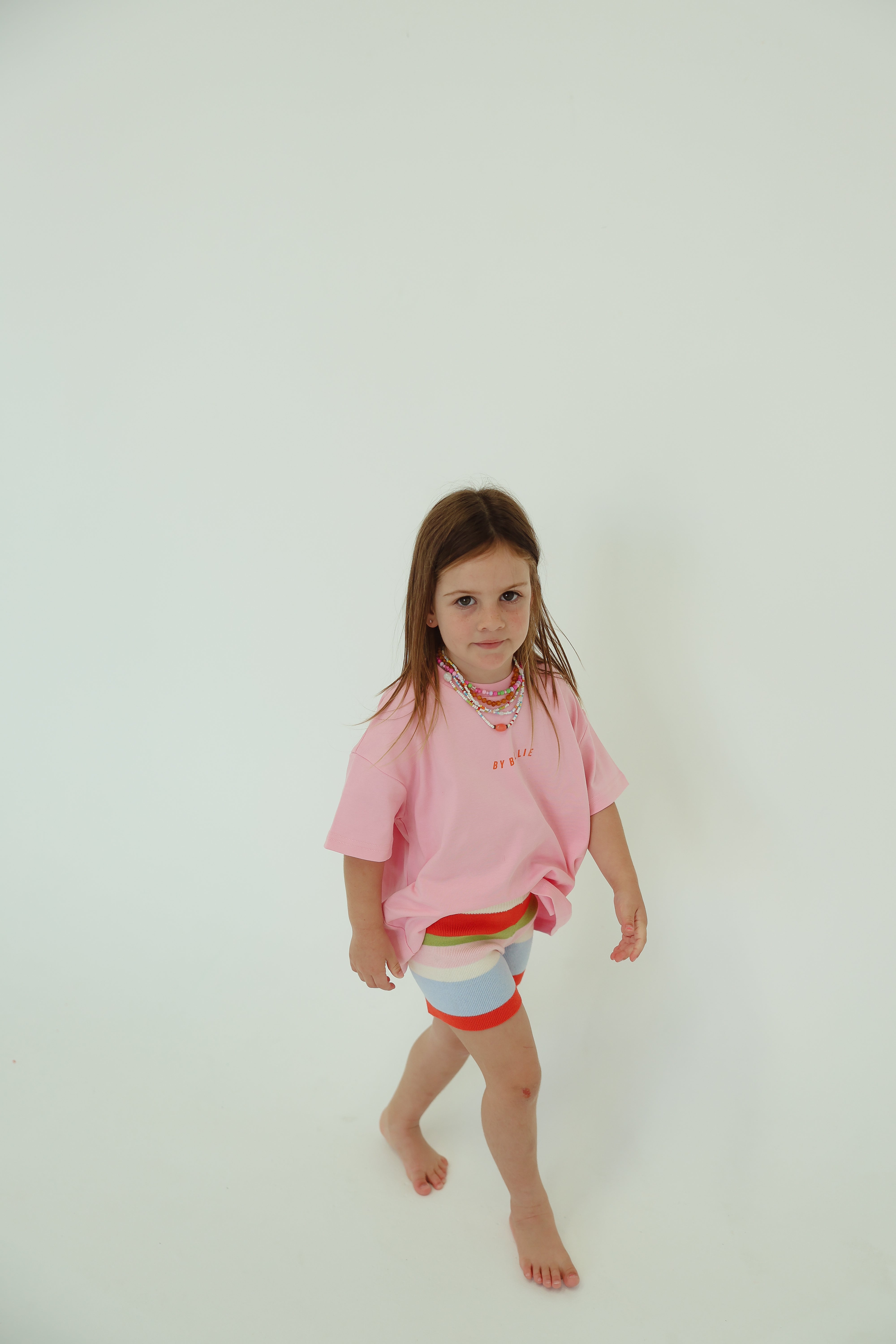 by billie bb knit shorts - stripe