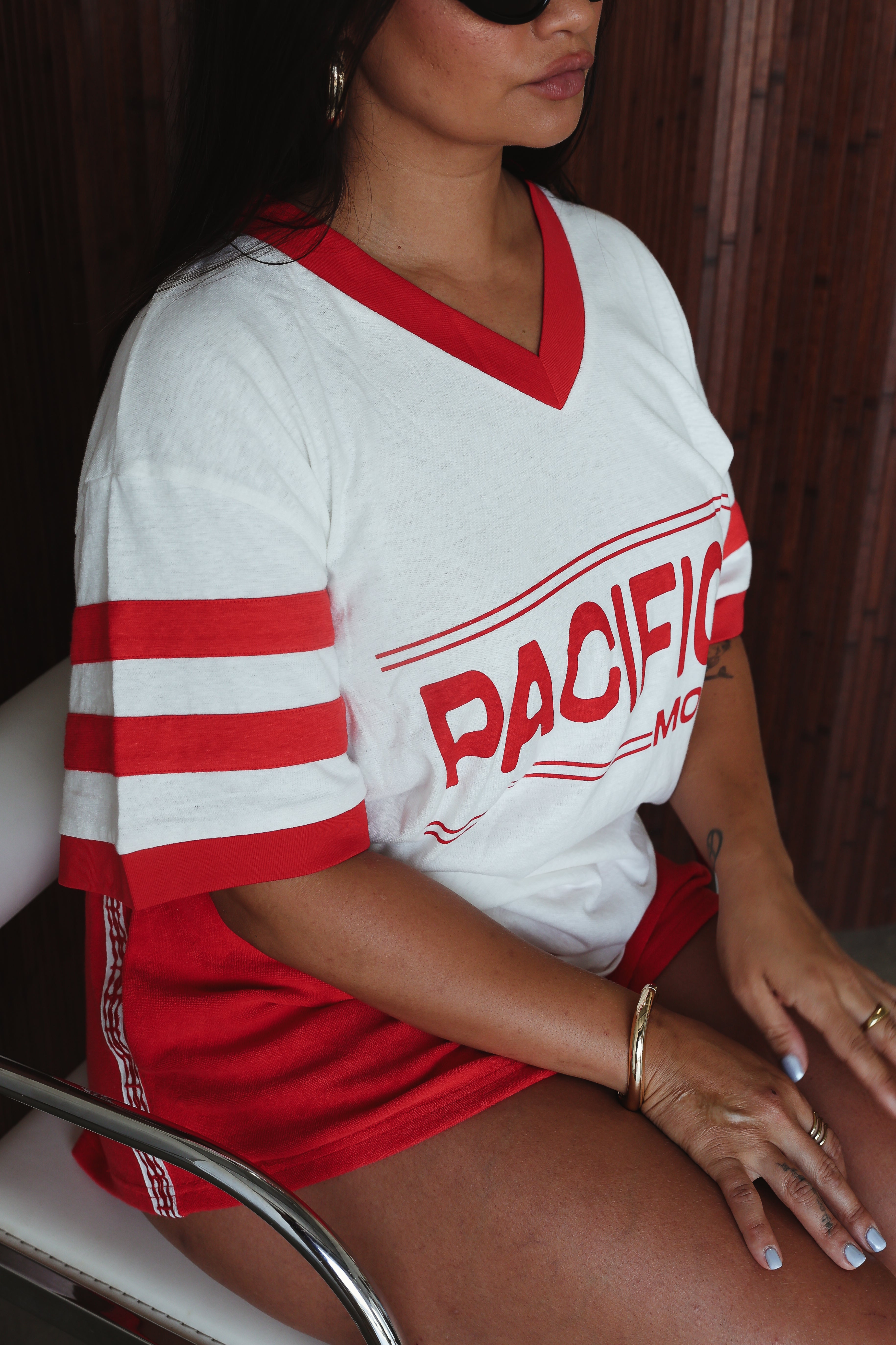 by billie vintage hemp / cotton tee - pacifico print