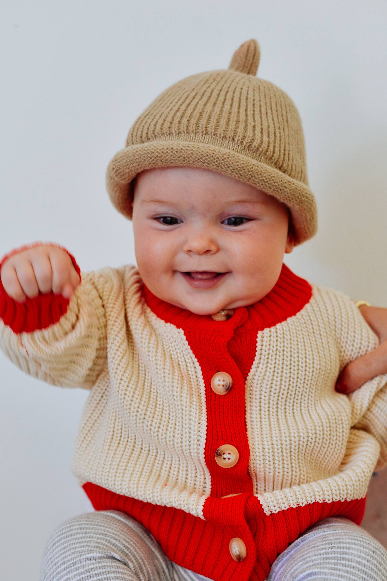 sunday siblings teepee beanie - cream - PRE ORDER